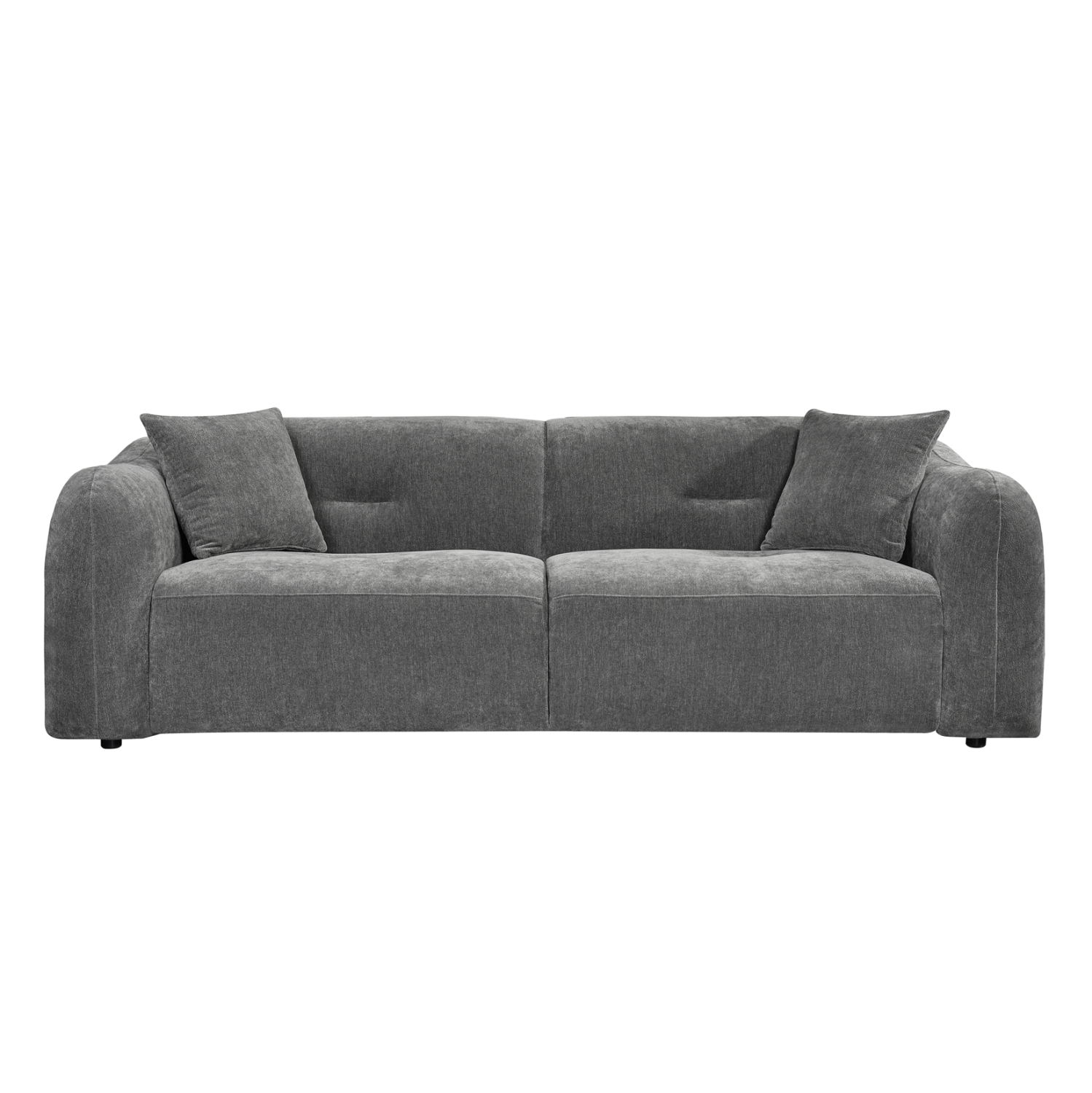 ΚΑΝΑΠΕΣ 3-ΘΕΣΙΟΣ JUNOA HM3333.01 ΓΚΡΙ ΥΦΑΣΜΑ 228x89x74Υεκ 3