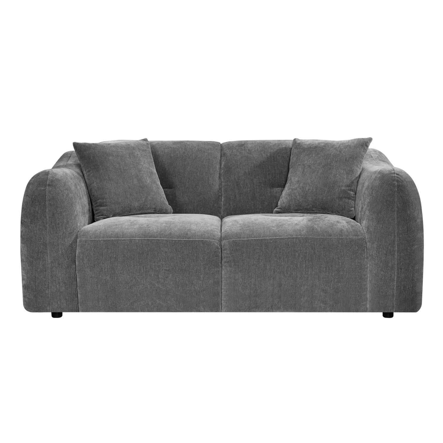 ΚΑΝΑΠΕΣ 2-ΘΕΣΙΟΣ JUNOA HM3334.01 ΓΚΡΙ ΥΦΑΣΜΑ 172x89x74Υεκ 3