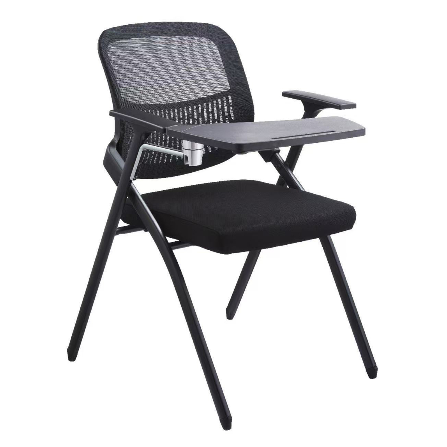 ΚΑΡΕΚΛΑ ΣΥΝΕΔΡΙΟΥ ΠΤΥΣΣΟΜΕΝΗ ΜΕ ΑΝΑΛΟΓΙΟ DENO HM1209.01 MESH ΥΦΑΣΜΑ ΜΑΥΡΟ 65x63x82Υεκ. 1