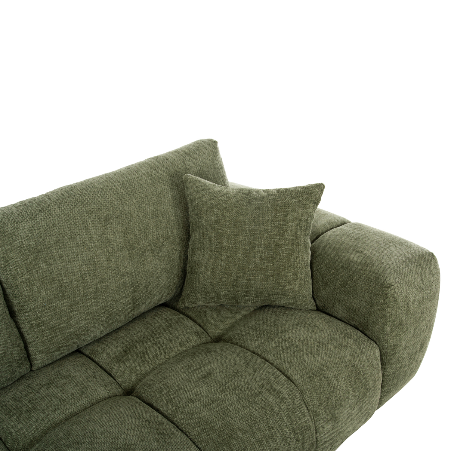 ΚΑΝΑΠΕΣ ΓΩΝΙΑ (ΑΡΙΣΤΕΡΗ) COVEN HM3266.14L ΠΡΑΣΙΝΟ ΥΦΑΣΜΑ 298x102-208x85Υεκ. 7