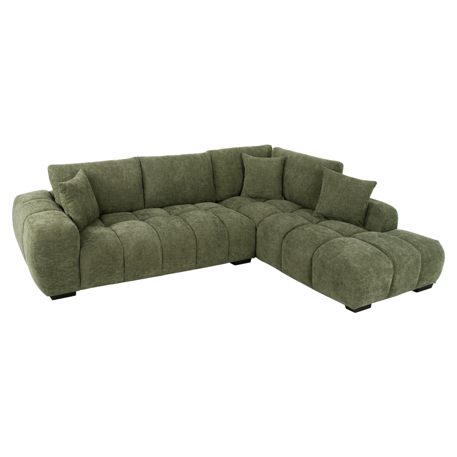 ΚΑΝΑΠΕΣ ΓΩΝΙΑ (ΔΕΞΙΑ) COVEN HM3266.14R ΠΡΑΣΙΝΟ ΥΦΑΣΜΑ 298x102-208x85Υεκ. 1