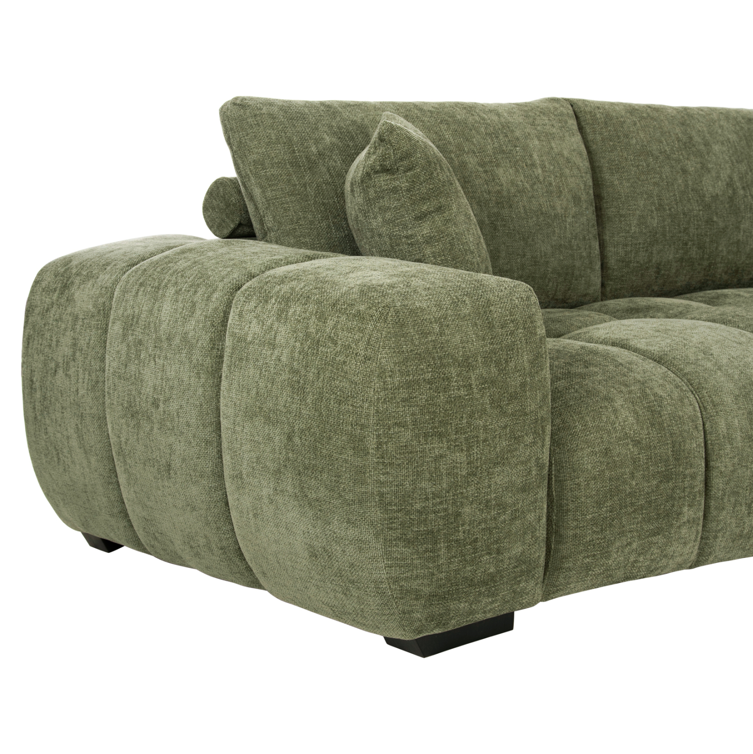 ΚΑΝΑΠΕΣ ΓΩΝΙΑ (ΔΕΞΙΑ) COVEN HM3266.14R ΠΡΑΣΙΝΟ ΥΦΑΣΜΑ 298x102-208x85Υεκ. 10