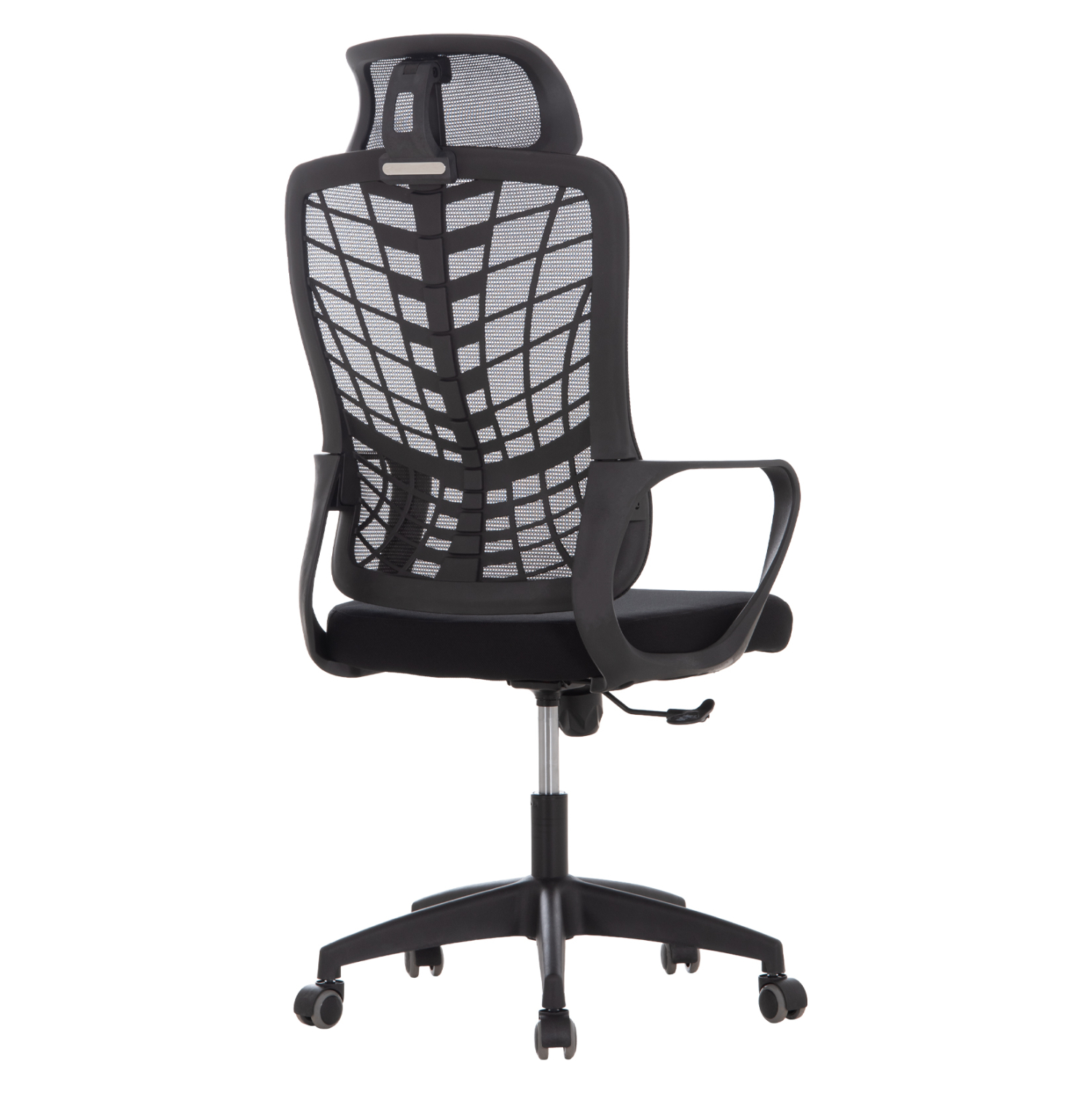 ΚΑΡΕΚΛΑ ΓΡΑΦΕΙΟΥ ELVAR HM1219.01 ΜΑΥΡO MESH--ΒΑΣΗ ΠΟΛΥΠΡΟΠΥΛΕΝΙΟΥ 63x56x125Υεκ 5