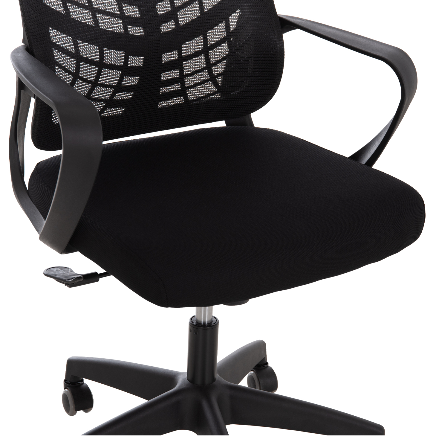 ΚΑΡΕΚΛΑ ΓΡΑΦΕΙΟΥ ELVAR HM1219.01 ΜΑΥΡO MESH--ΒΑΣΗ ΠΟΛΥΠΡΟΠΥΛΕΝΙΟΥ 63x56x125Υεκ 8