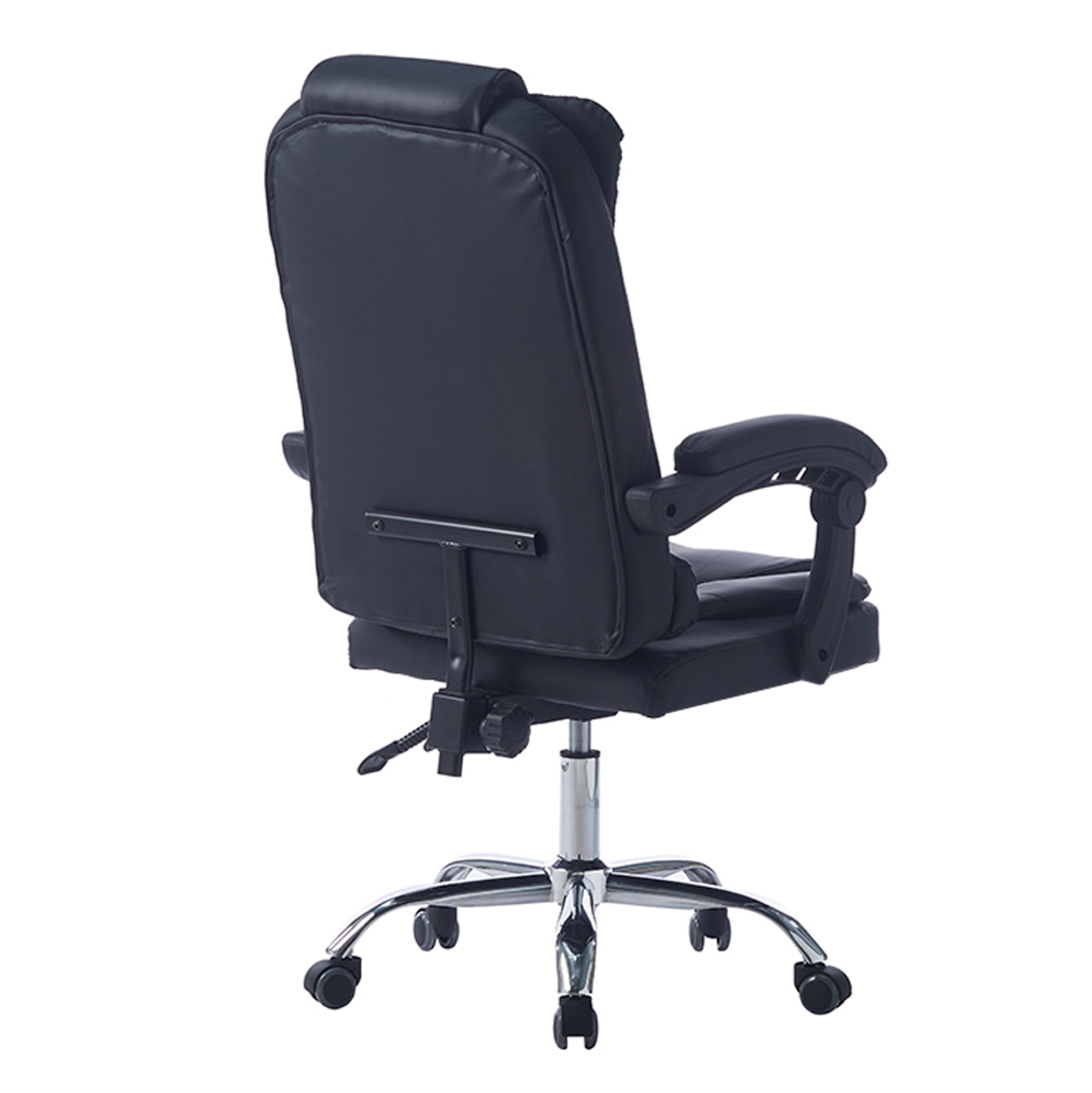 ΚΑΡΕΚΛΑ ΓΡΑΦΕΙΟΥ ΔΙΕΥΘΥΝΤΙΚΗ KYRON HM1221.01 ΜΑΥΡO PU--ΒΑΣΗ ΧΡΩΜΙΟΥ 65x46x112Υεκ 5