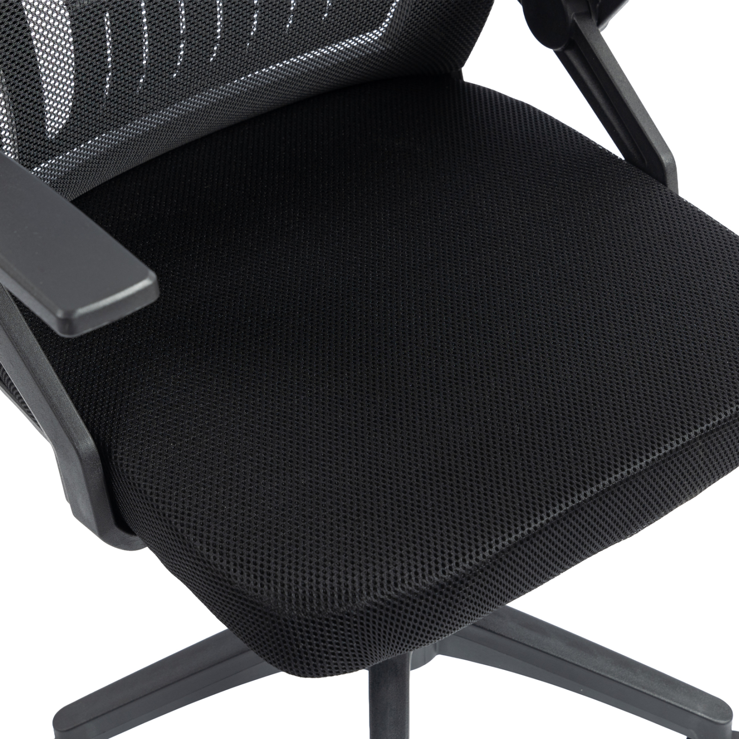 ΚΑΡΕΚΛΑ ΓΡΑΦΕΙΟΥ ZENITH HM1225.01 PP &amp; MESH ΥΦΑΣΜΑ--ΜΑΥΡΟ 58x55x100Υεκ 9