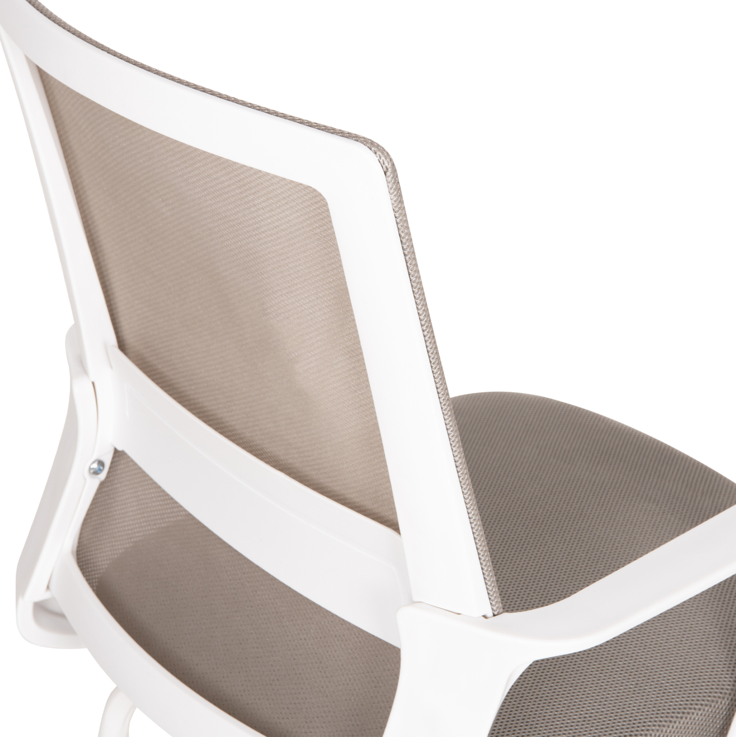ΚΑΡΕΚΛΑ ΕΠΙΣΚΕΠΤΗ CASTER HM1228.02 ΛΕΥΚΟ ΜΕΤΑΛΛΟ/PP--ΑΝΟΙΧΤΟ ΓΚΡΙ MESH 58x56x93Υεκ 10