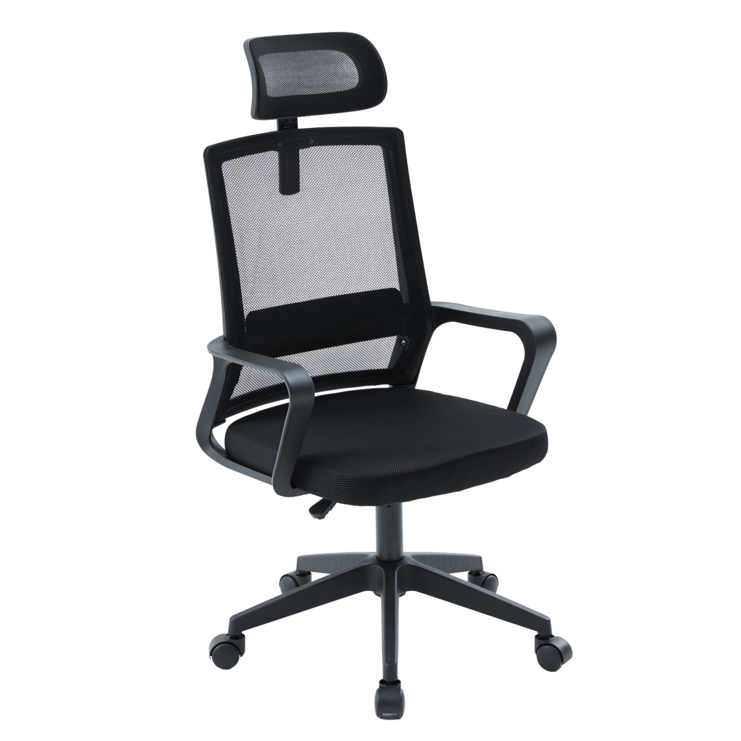 ΚΑΡΕΚΛΑ ΓΡΑΦΕΙΟΥ VELOCITY HM1229.01 ΜΑΥΡO MESH &amp; PP 60x62x123Υεκ 1