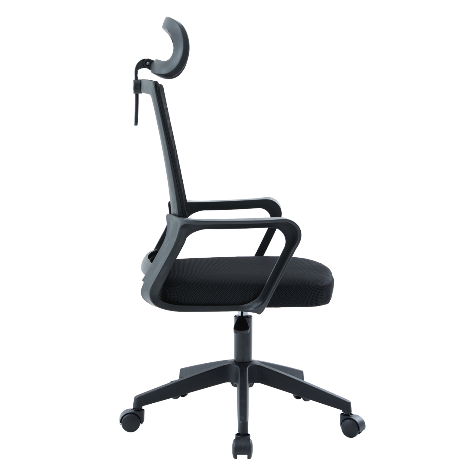 ΚΑΡΕΚΛΑ ΓΡΑΦΕΙΟΥ VELOCITY HM1229.01 ΜΑΥΡO MESH &amp; PP 60x62x123Υεκ 4