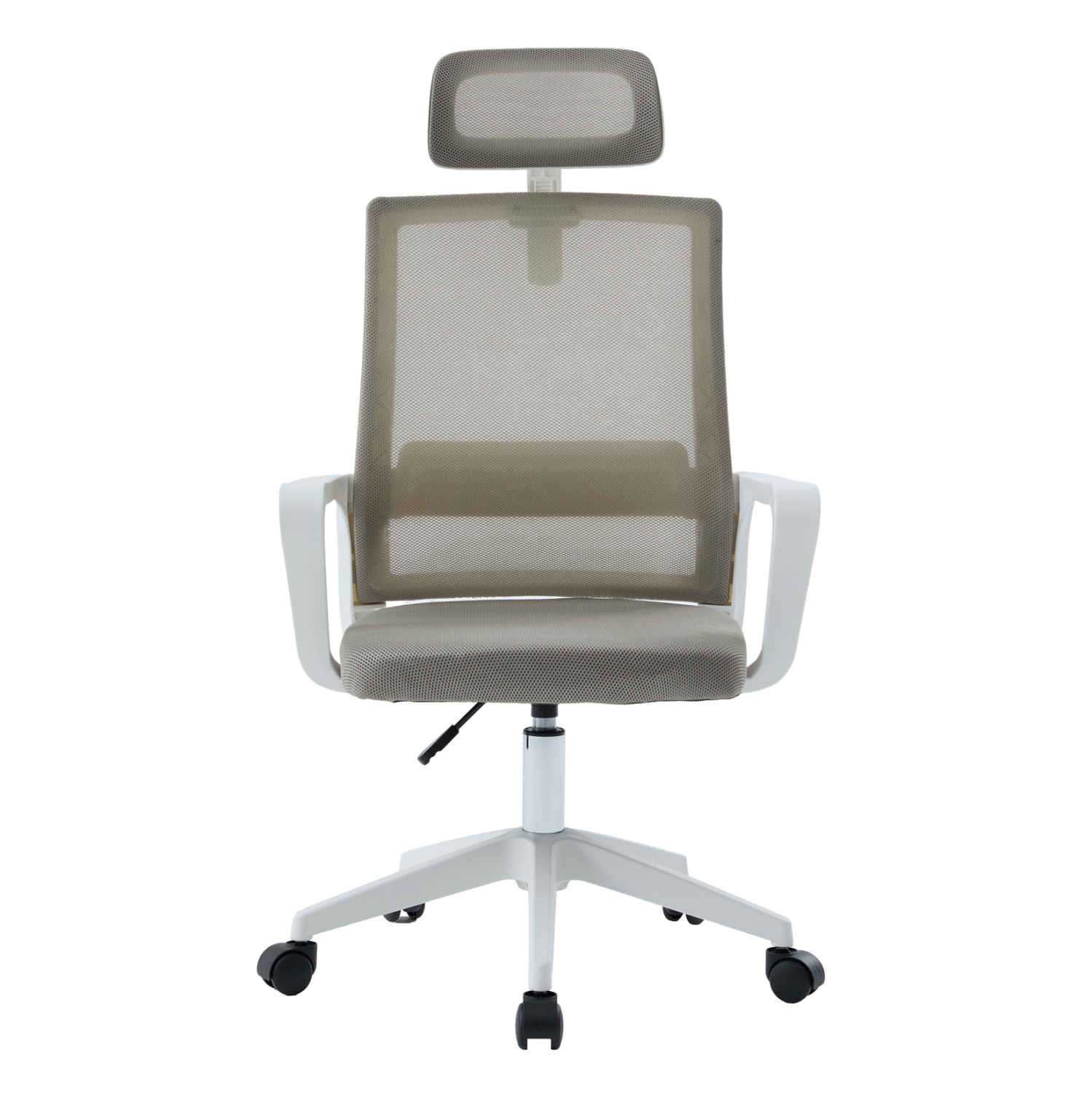 ΚΑΡΕΚΛΑ ΓΡΑΦΕΙΟΥ VELOCITY HM1229.02 ΛΕΥΚΟ PP--ΑΝΟΙΧΤΟ ΓΚΡΙ MESH 60x62x123Υεκ 3