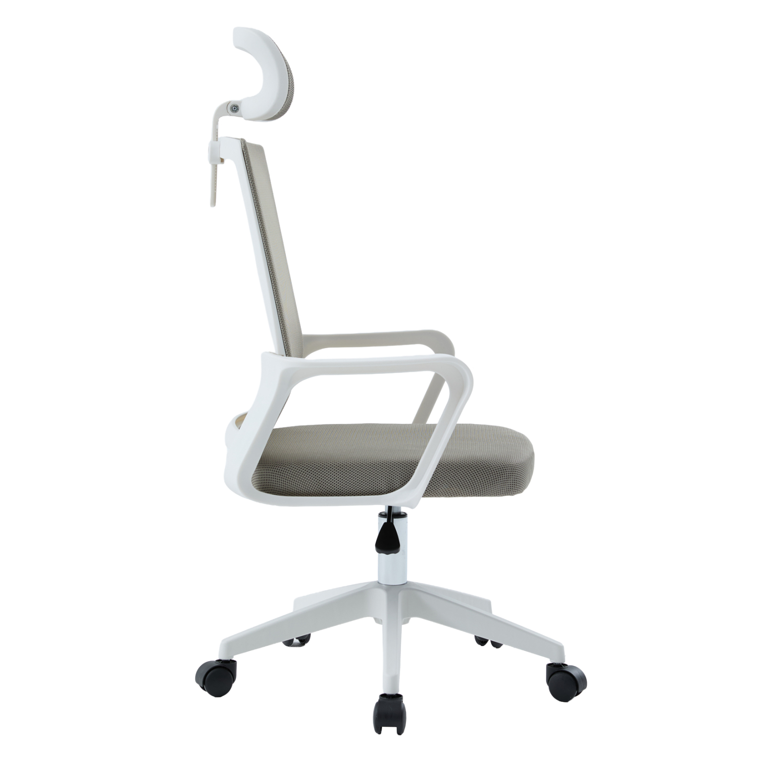 ΚΑΡΕΚΛΑ ΓΡΑΦΕΙΟΥ VELOCITY HM1229.02 ΛΕΥΚΟ PP--ΑΝΟΙΧΤΟ ΓΚΡΙ MESH 60x62x123Υεκ 4