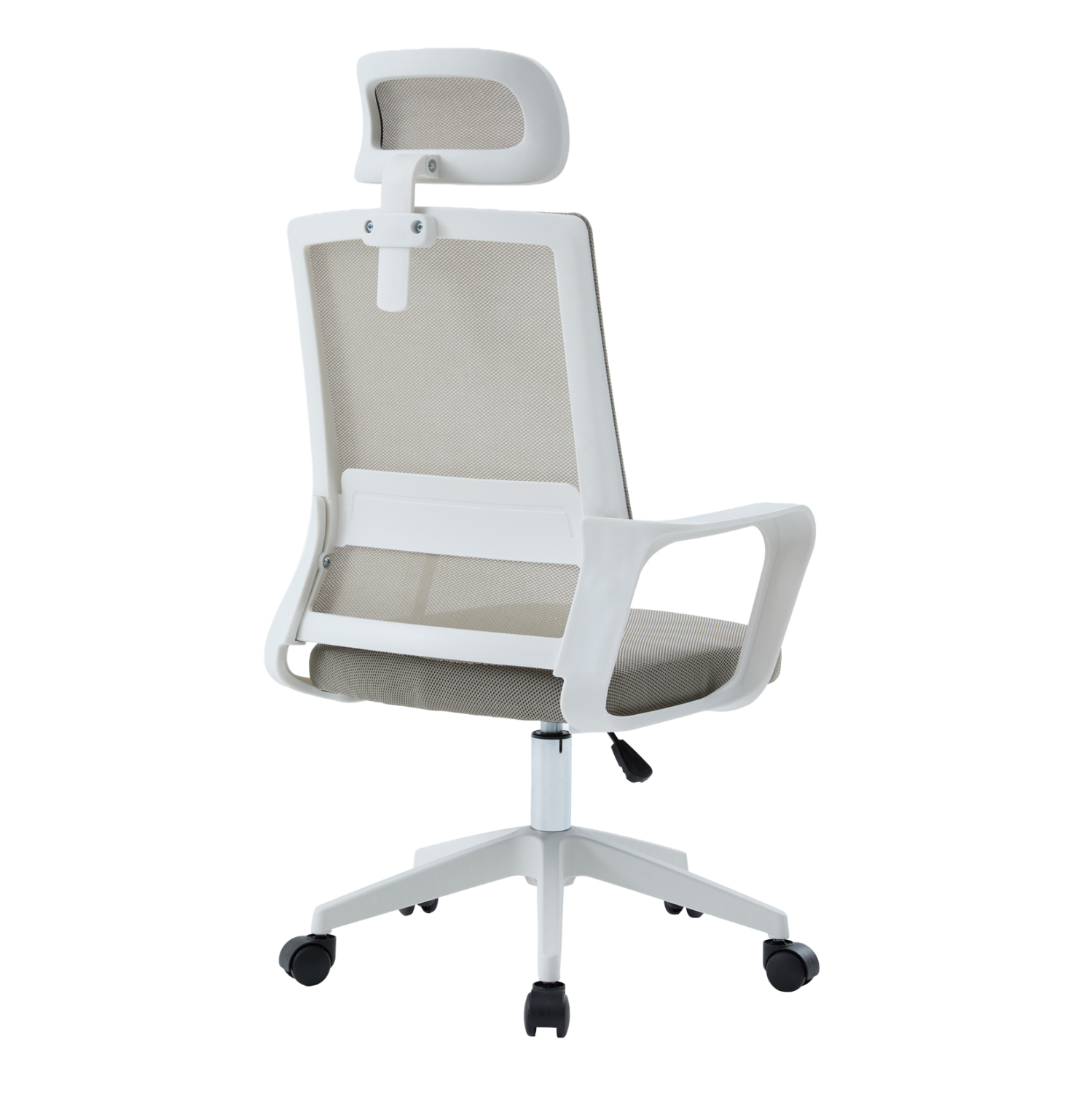 ΚΑΡΕΚΛΑ ΓΡΑΦΕΙΟΥ VELOCITY HM1229.02 ΛΕΥΚΟ PP--ΑΝΟΙΧΤΟ ΓΚΡΙ MESH 60x62x123Υεκ 5