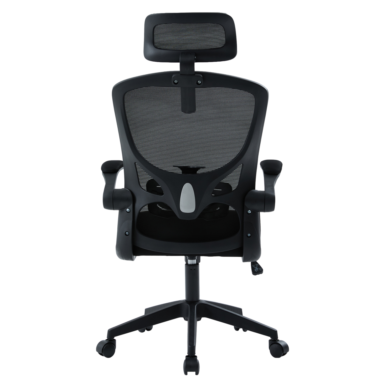 ΚΑΡΕΚΛΑ ΓΡΑΦΕΙΟΥ FLOATER HM1230.01 ΜΑΥΡO MESH &amp; PP 62x62x115-125Υεκ 6