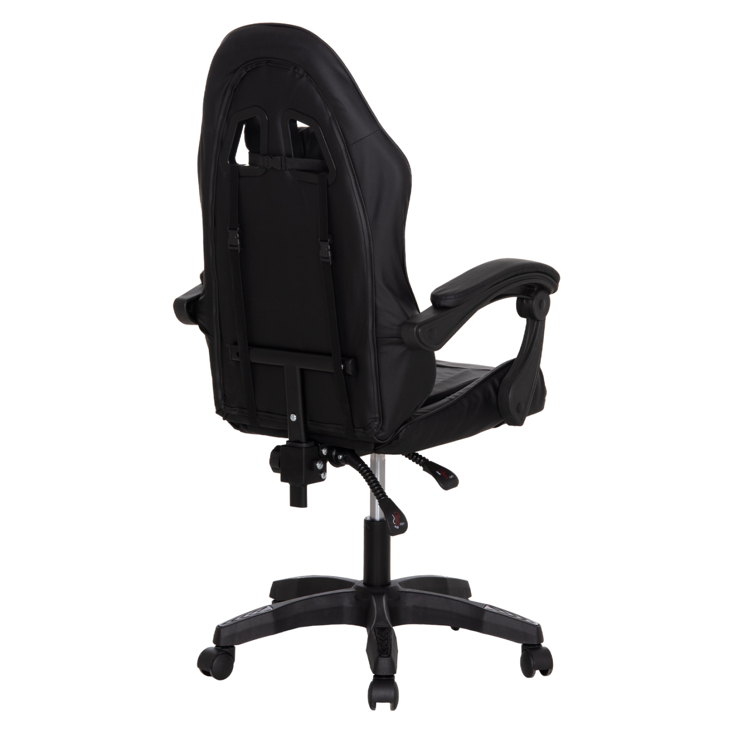 ΚΑΡΕΚΛΑ GAMING STRATUS HM1231.01 ΜΑΥΡΟ PVC--ΜΕ ΜΑΞIΛΑΡΑΚΙΑ ΜΕΣΗΣ/ΚΕΦΑΛΗΣ 60x59x117Υεκ 5