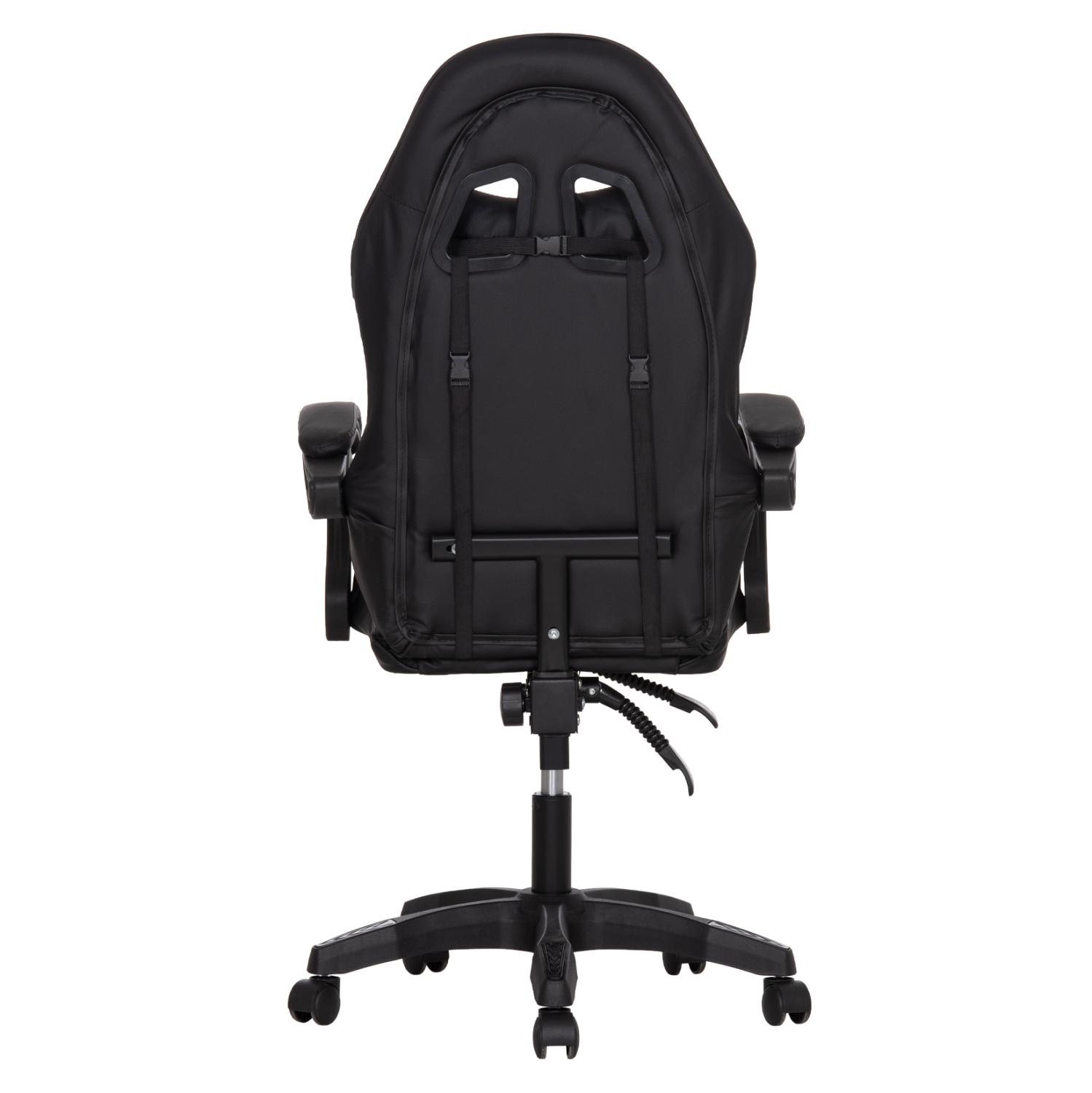 ΚΑΡΕΚΛΑ GAMING STRATUS HM1231.01 ΜΑΥΡΟ PVC--ΜΕ ΜΑΞIΛΑΡΑΚΙΑ ΜΕΣΗΣ/ΚΕΦΑΛΗΣ 60x59x117Υεκ 6