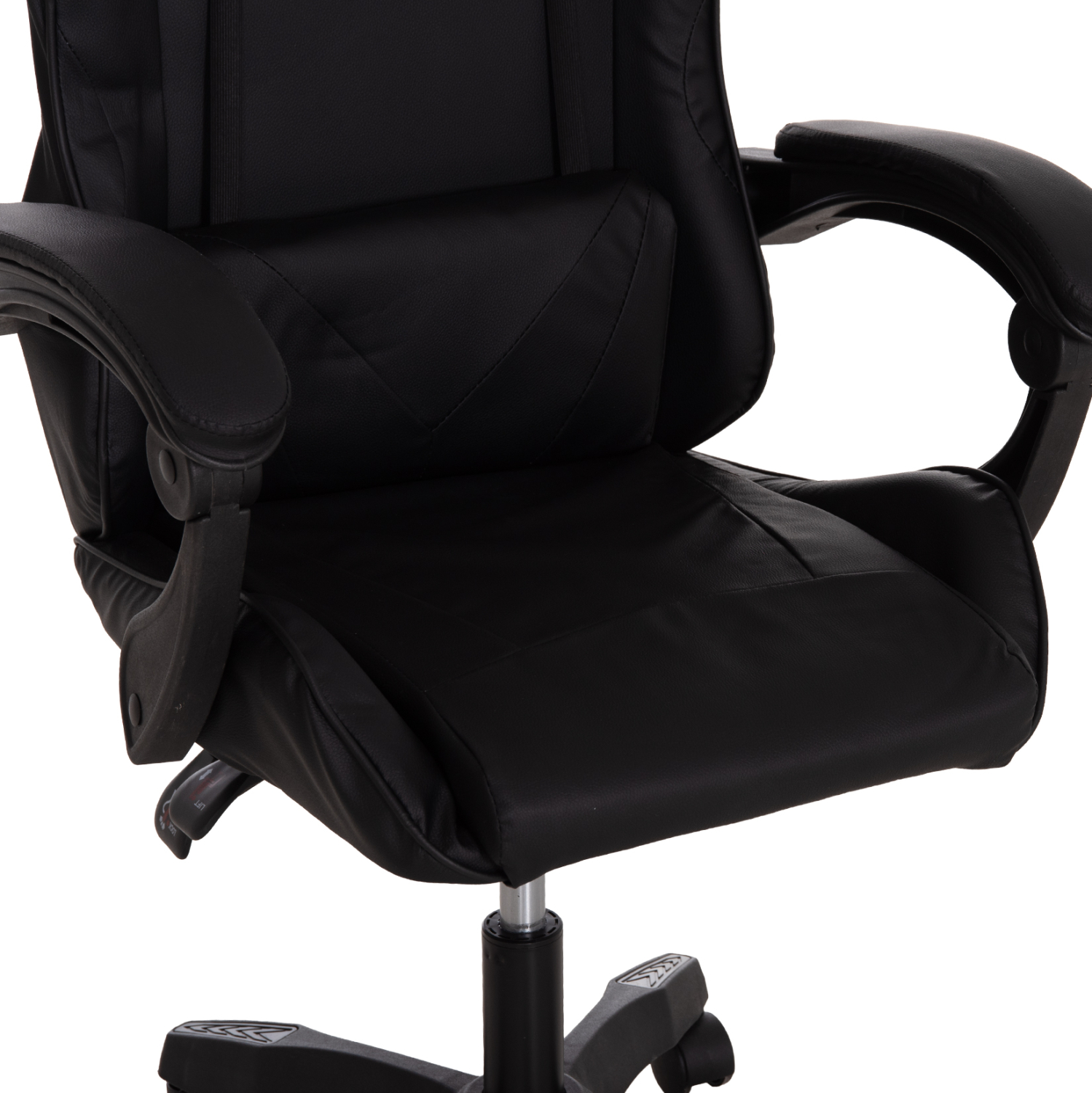 ΚΑΡΕΚΛΑ GAMING STRATUS HM1231.01 ΜΑΥΡΟ PVC--ΜΕ ΜΑΞIΛΑΡΑΚΙΑ ΜΕΣΗΣ/ΚΕΦΑΛΗΣ 60x59x117Υεκ 8