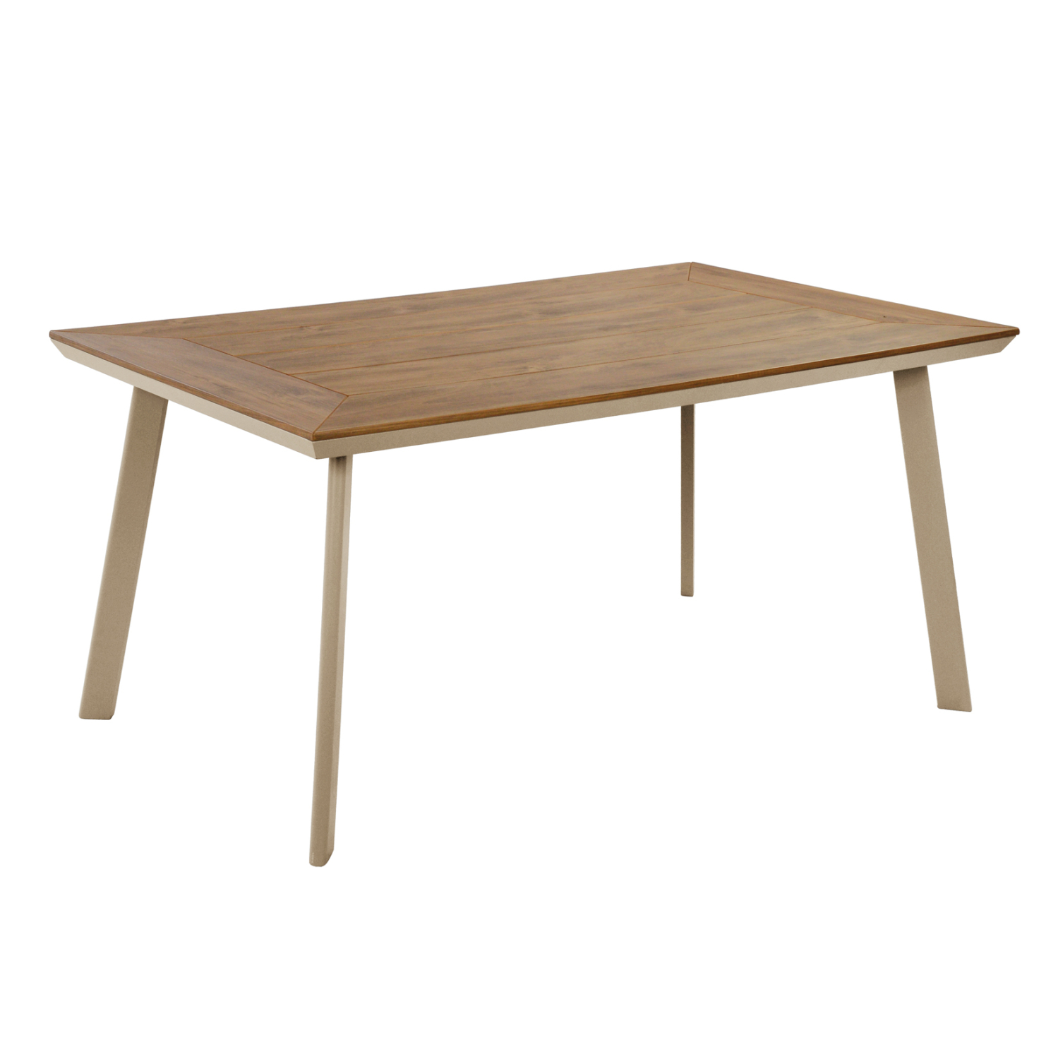 ΤΡΑΠΕΖΙ ΑΛΟΥΜΙΝΙΟΥ ΜΕ POLYWOOD TABER HM5132.04 ΚΑΠΟΥΤΣΙΝΟ 160x92x72Υεκ 1