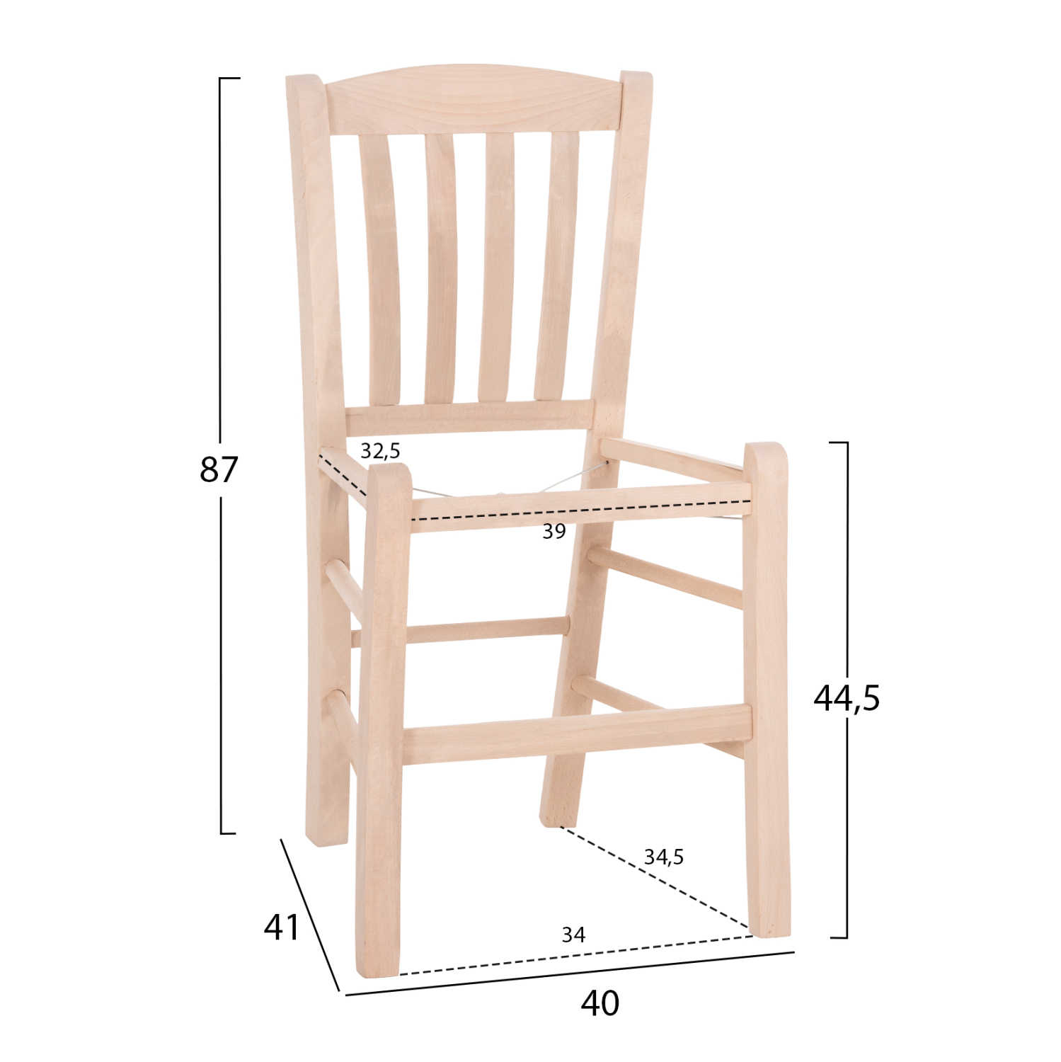 ΚΑΡΕΚΛΑ ΚΑΦΕΝΕΙΟΥ MONTE HM5588.02 ΞΥΛΟ ΟΞΙΑΣ ΕΜΠΟΤΙΣΜΟΥ ΑΒΑΦΗ 40x41x87Υεκ.ΣΚΕΛΕΤΟΣ 2