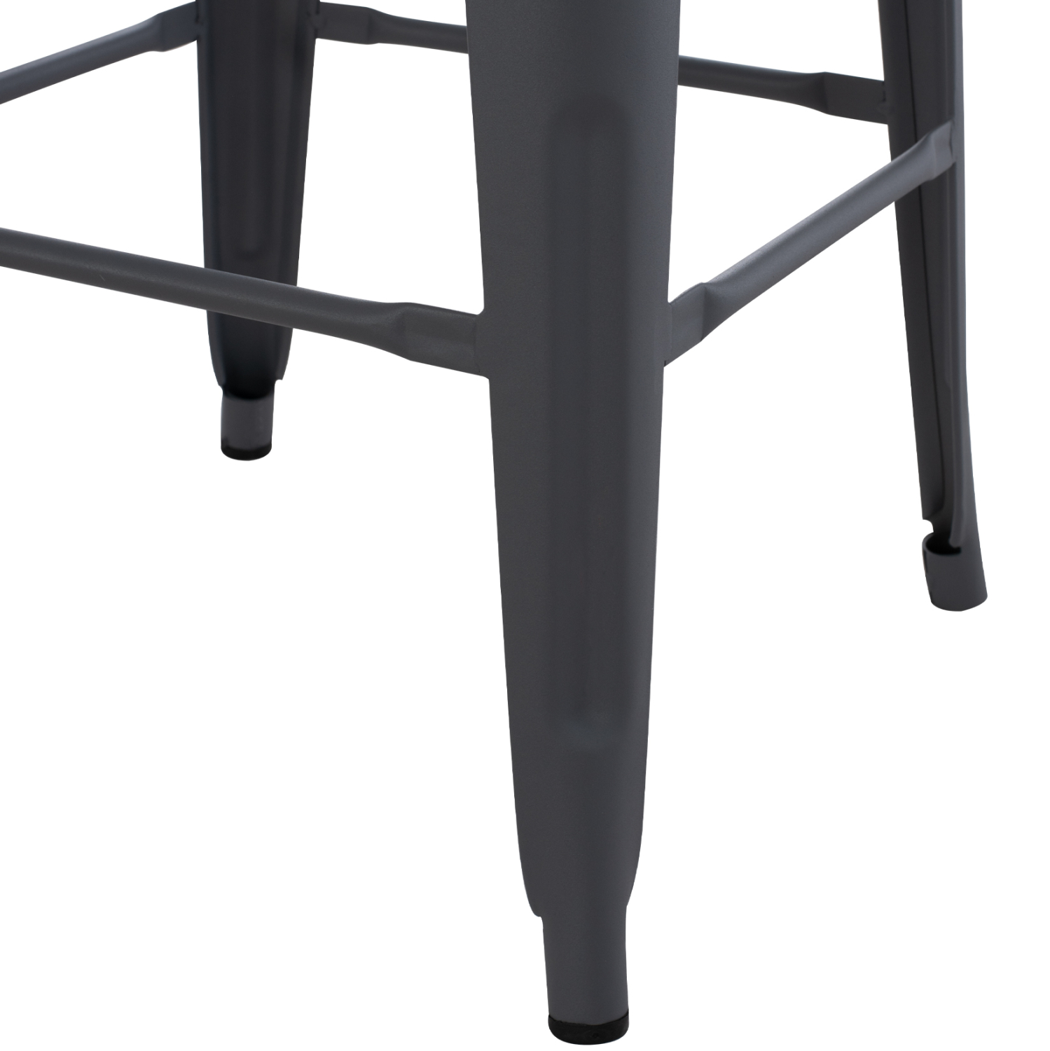 ΣΚΑΜΠΟ BAR ΜΕΤΑΛΛΙΚΟ MELITA ΣΕ ΓΚΡΙ HM8642.10 43x43x78εκ. 7