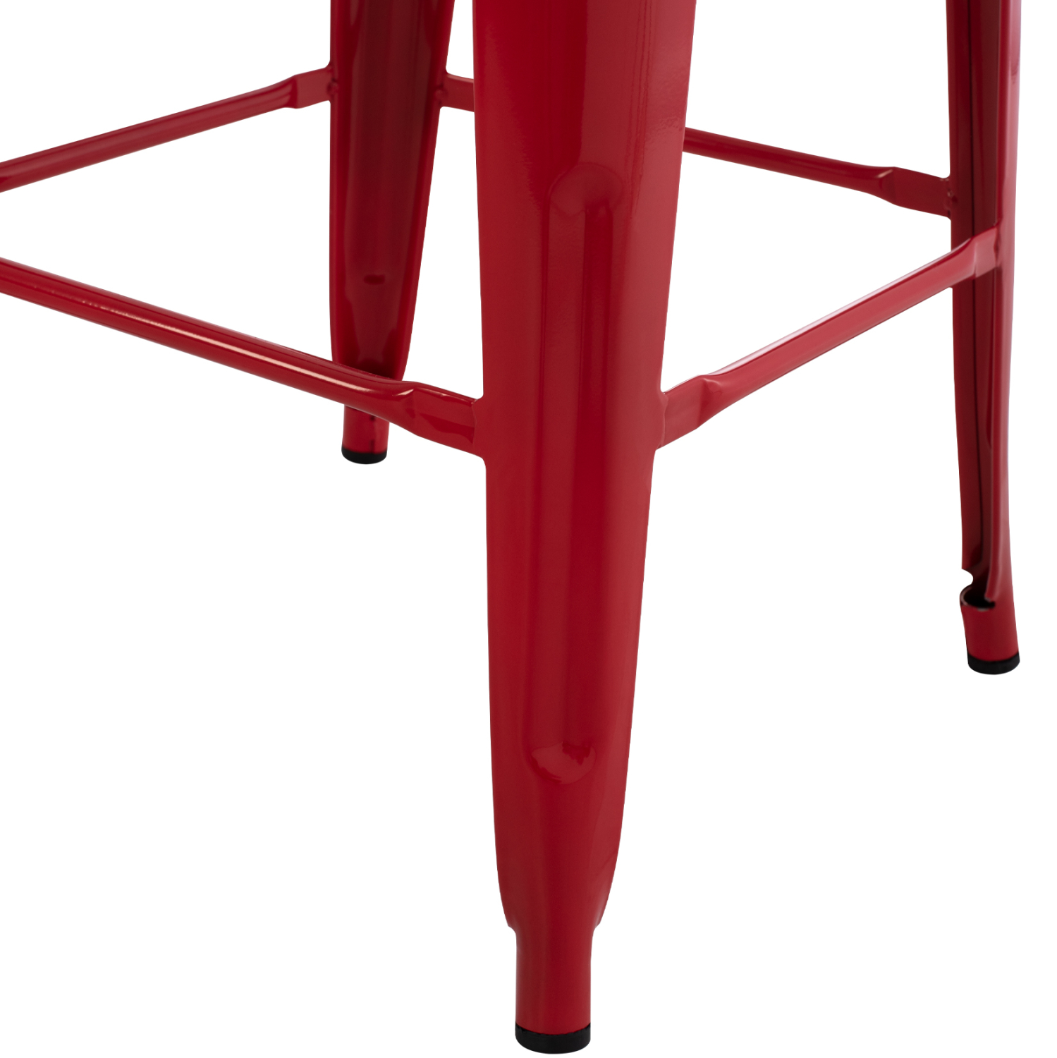 ΣΚΑΜΠΟ BAR ΜΕΤΑΛΛΙΚΟ MELITA ΣΕ ΚΟΚΚΙΝΟ HM8642.04 43x43x78Y εκ. 7