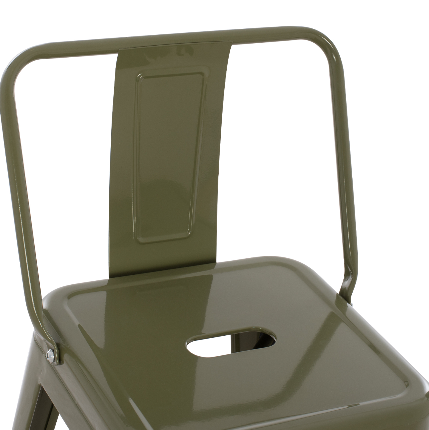 ΣΚΑΜΠΟ ΜΕΣΑΙΟΥ ΥΨΟΥΣ ΜΕΤΑΛΛΙΚΟ MELITA ΣΕ DARK OLIVE GREEN HM8574.03 42x42x98 cm. 7
