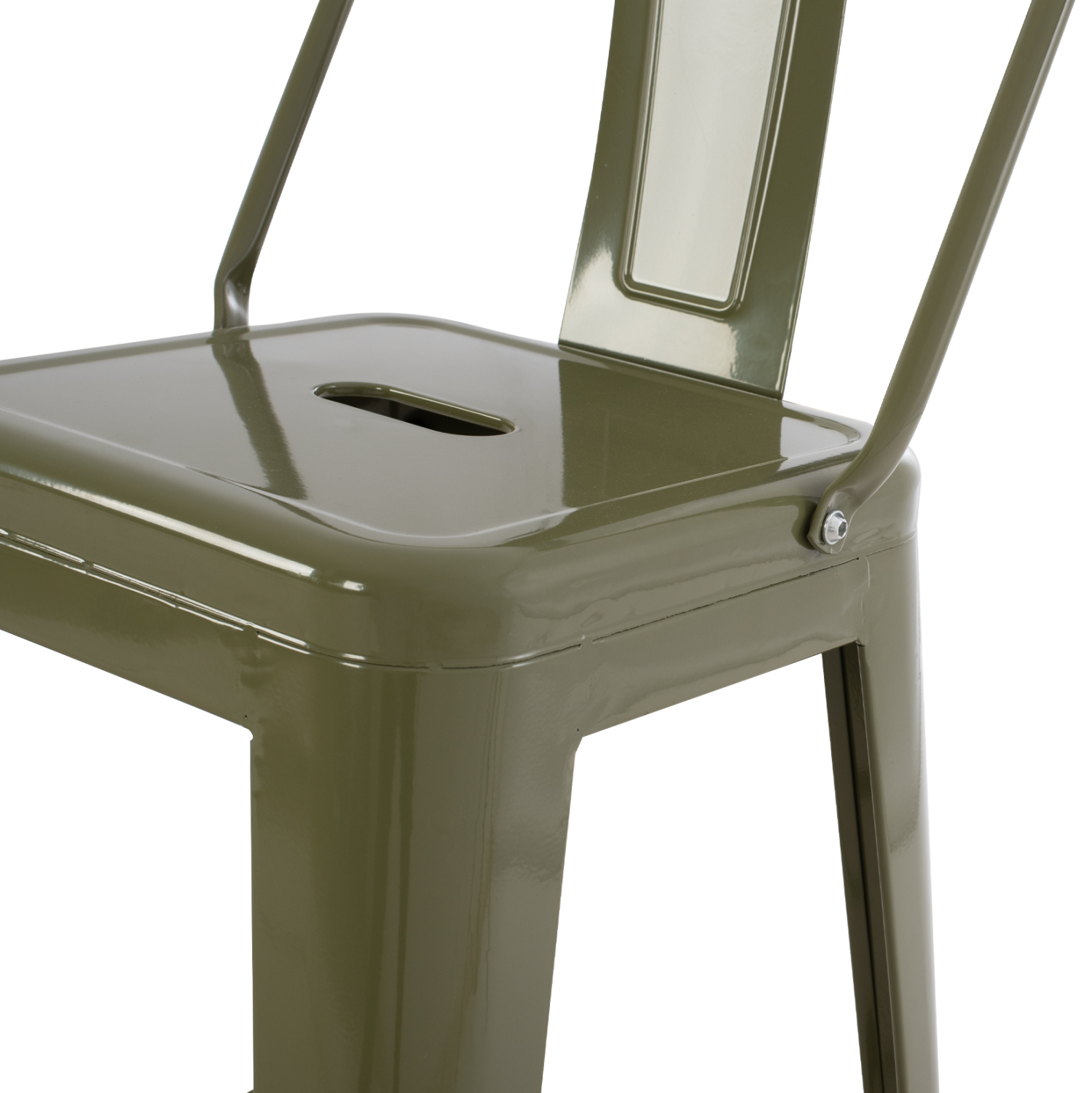 ΣΚΑΜΠΟ ΜΕΣΑΙΟΥ ΥΨΟΥΣ ΜΕΤΑΛΛΙΚΟ MELITA ΣΕ DARK OLIVE GREEN HM8574.03 42x42x98 cm. 9