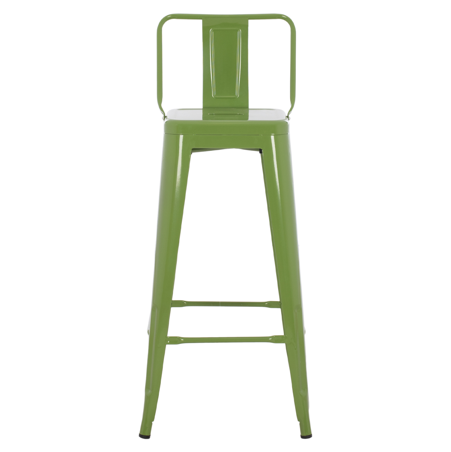 ΣΚΑΜΠΟ BAR ΜΕΤΑΛΛΙΚΟ MELITA ME ΠΛΑΤΗ ΣΕ LIGHT OLIVE GREEN HM8643.13 43Χ43Χ100Yεκ. 3