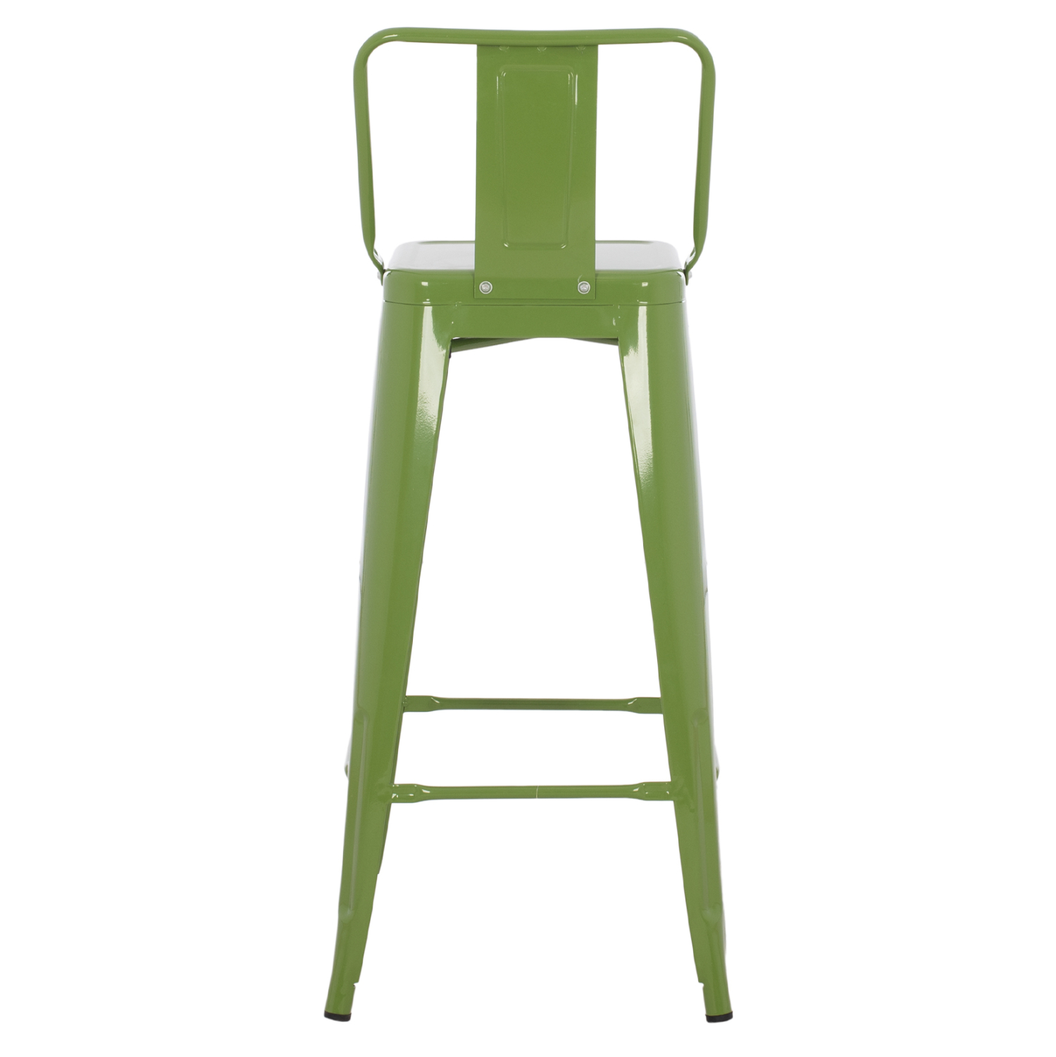 ΣΚΑΜΠΟ BAR ΜΕΤΑΛΛΙΚΟ MELITA ME ΠΛΑΤΗ ΣΕ LIGHT OLIVE GREEN HM8643.13 43Χ43Χ100Yεκ. 6