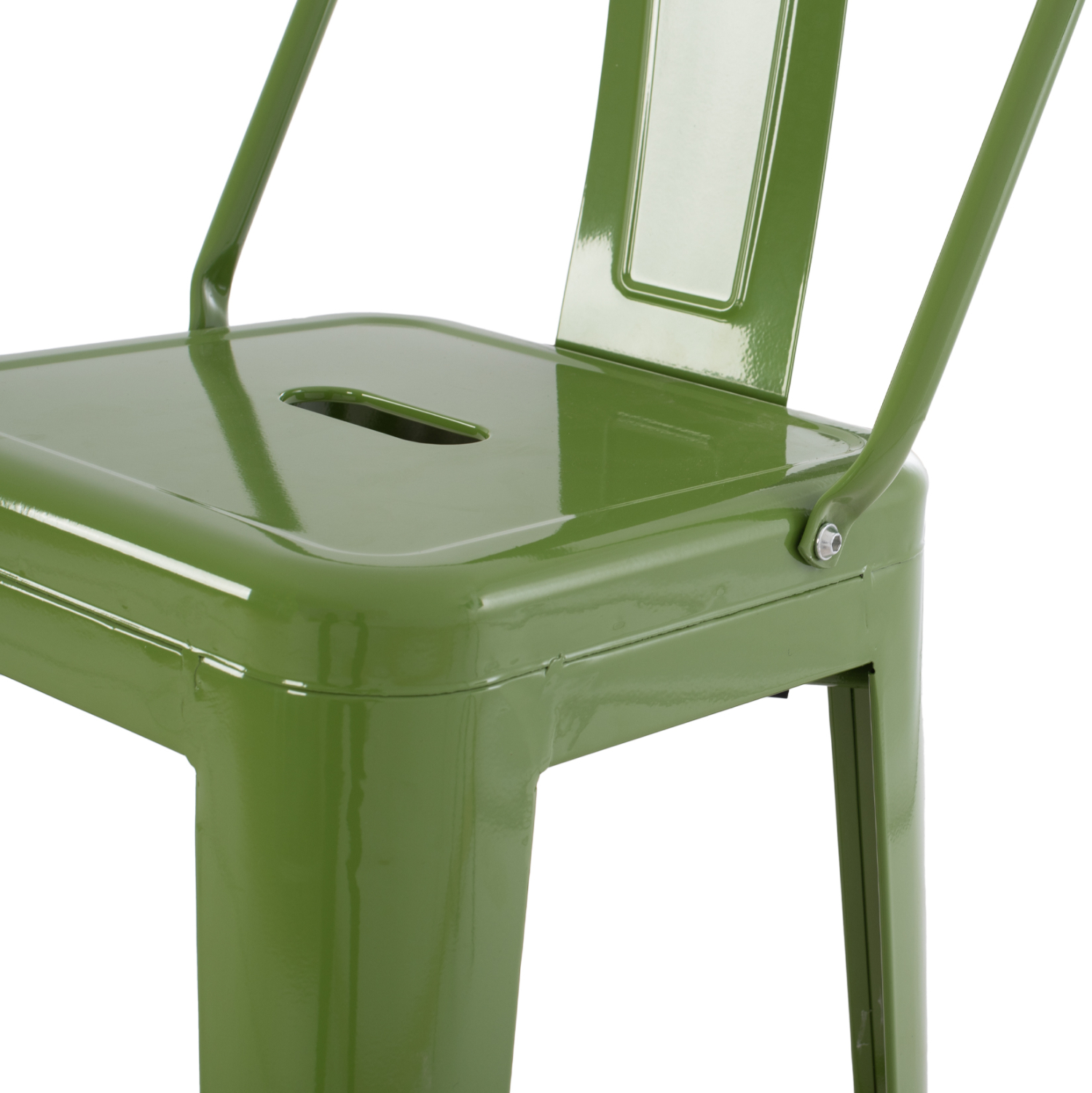 ΣΚΑΜΠΟ BAR ΜΕΤΑΛΛΙΚΟ MELITA ME ΠΛΑΤΗ ΣΕ LIGHT OLIVE GREEN HM8643.13 43Χ43Χ100Yεκ. 9