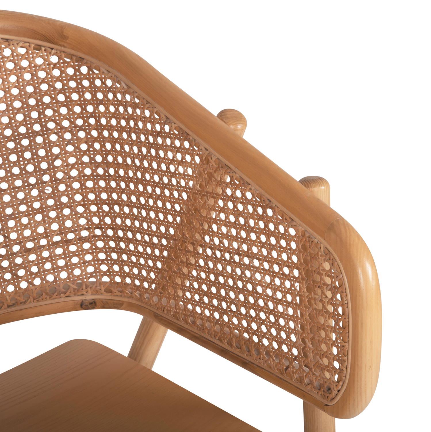 ΠΟΛΥΘΡΟΝΑ KENLEE HM9872 ΦΡΑΞΙΝΟΣ ΚΑΙ ΦΥΣΙΚΟ RATTAN RATTAN ΣΕ ΦΥΣΙΚΟ 57,5x55x81Yεκ. 7