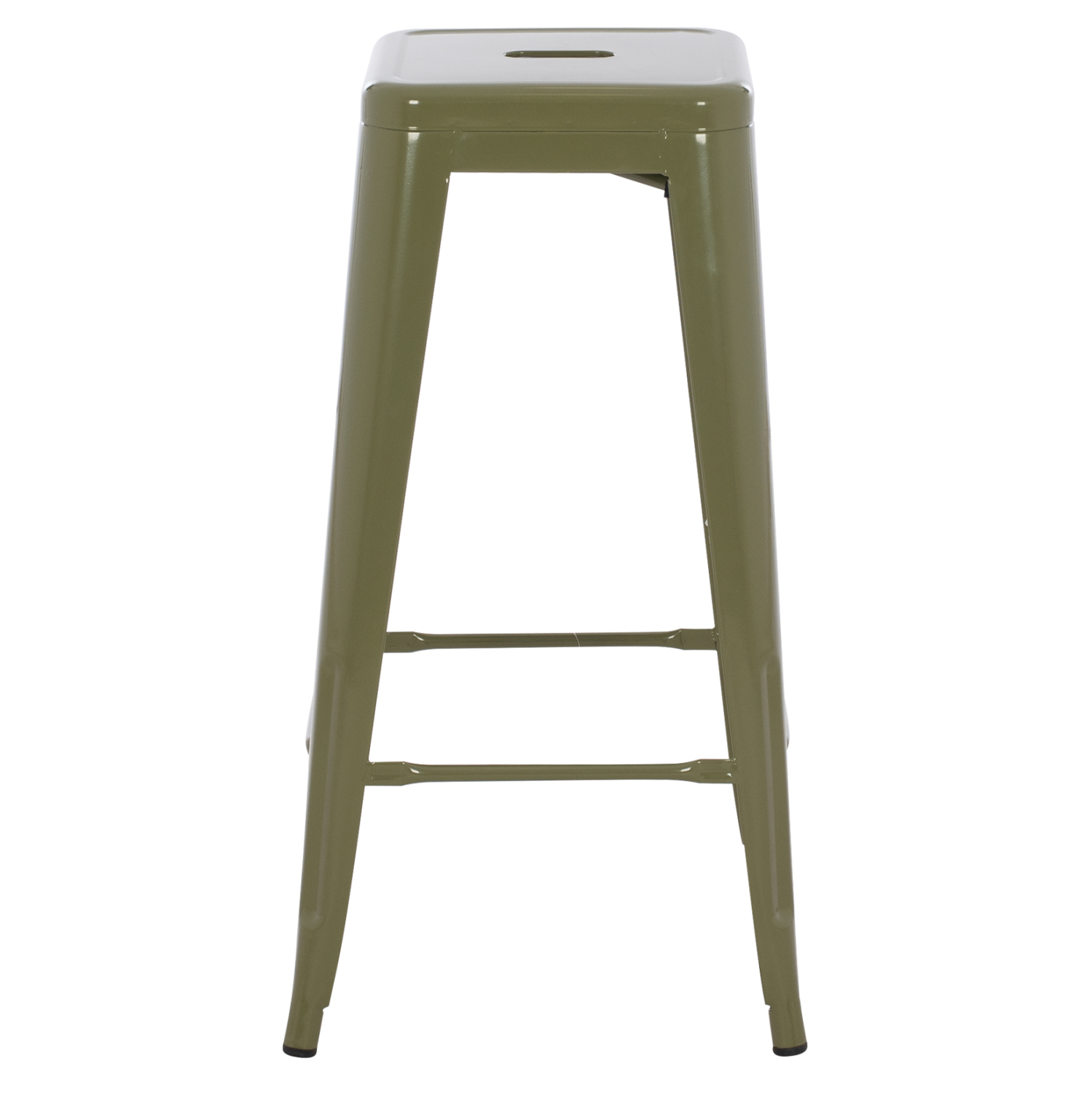 ΣΚΑΜΠΟ ΜΠΑΡ ΜΕΤΑΛΛΙΚΟ MELITA-PRO HM8642.43 ΣΕ DARK OLIVE 43x43x78Υεκ. 3