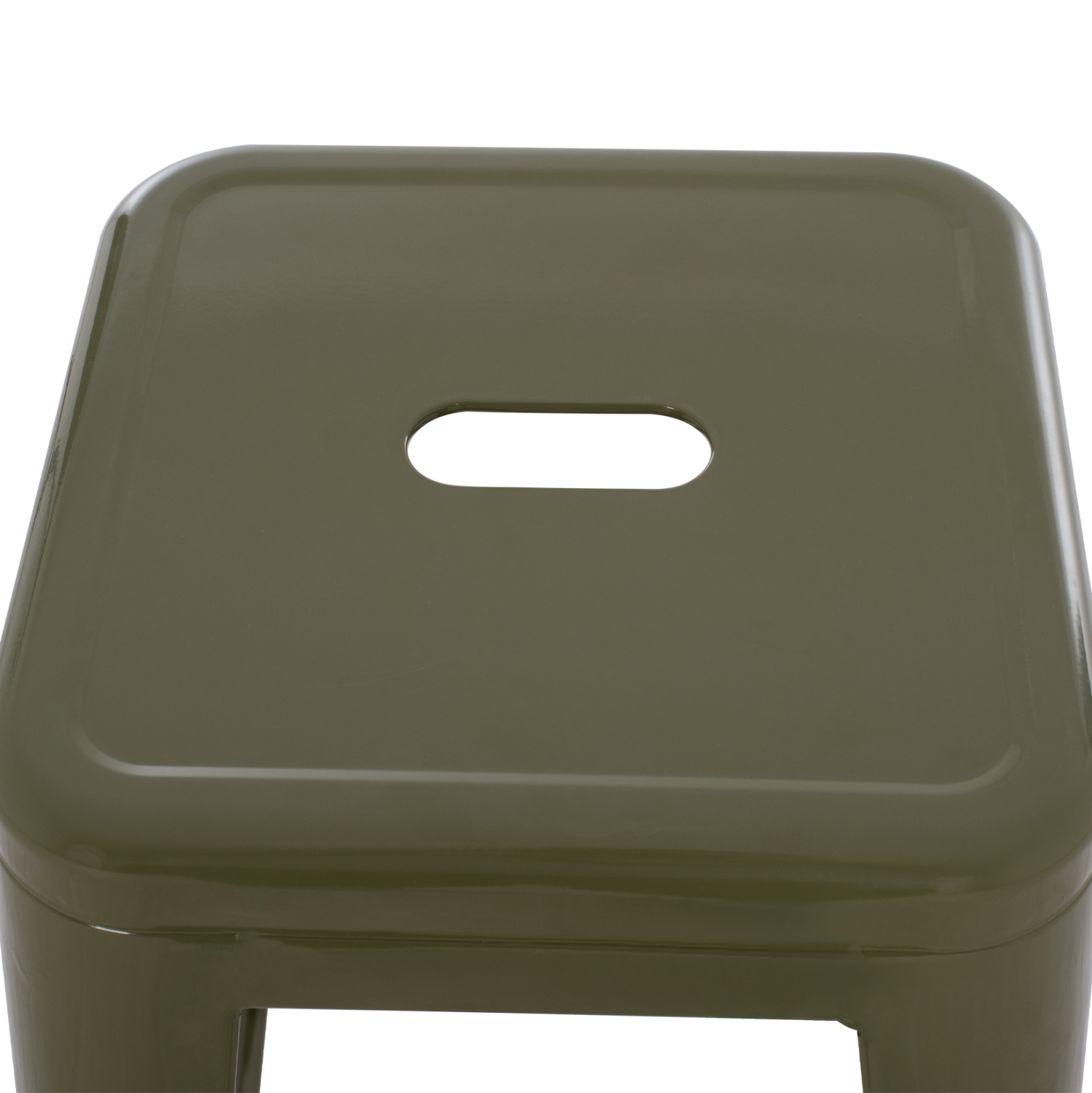 ΣΚΑΜΠΟ ΜΠΑΡ ΜΕΤΑΛΛΙΚΟ MELITA-PRO HM8642.43 ΣΕ DARK OLIVE 43x43x78Υεκ. 5