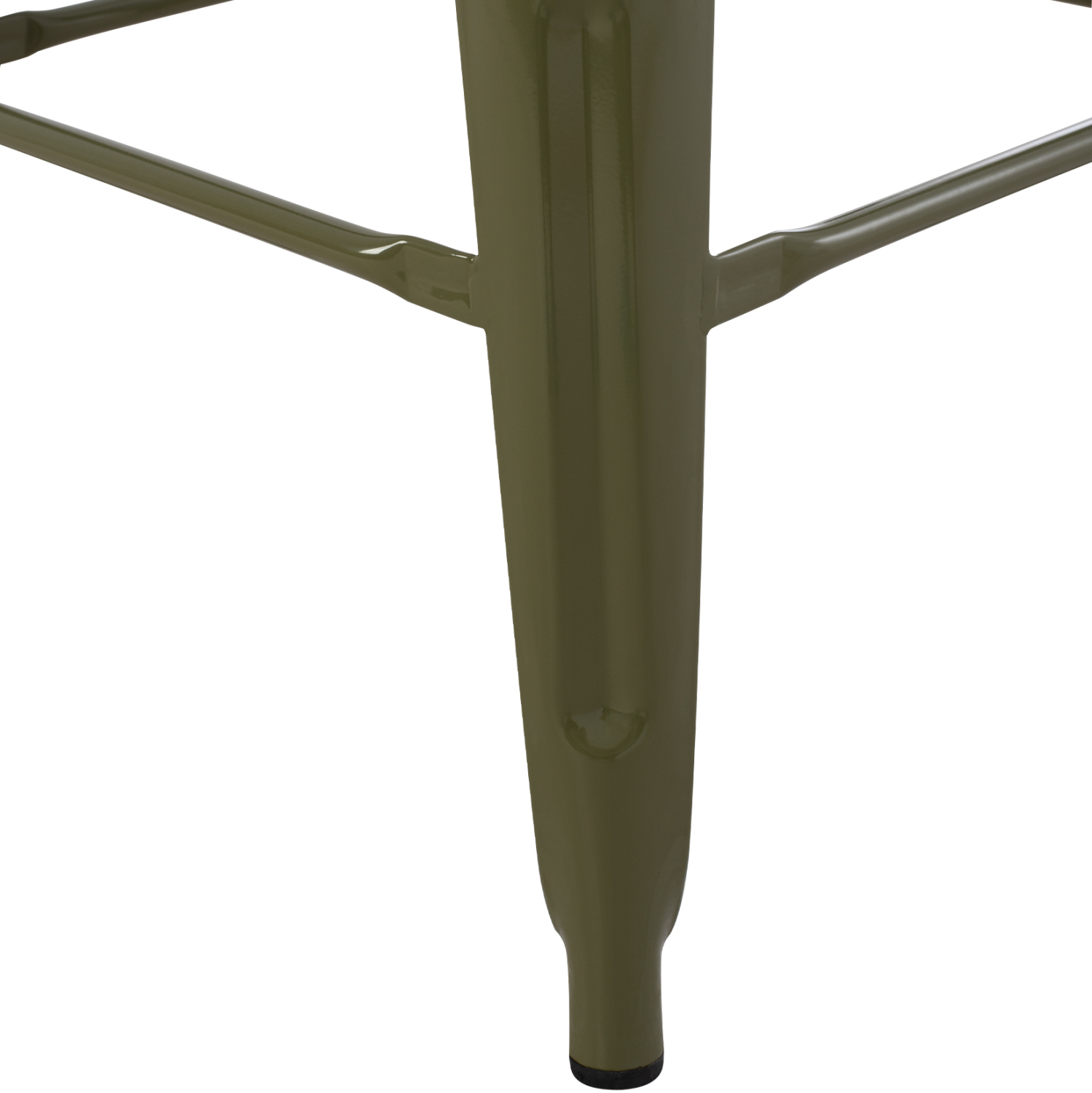 ΣΚΑΜΠΟ ΜΠΑΡ ΜΕΤΑΛΛΙΚΟ MELITA-PRO HM8642.43 ΣΕ DARK OLIVE 43x43x78Υεκ. 6