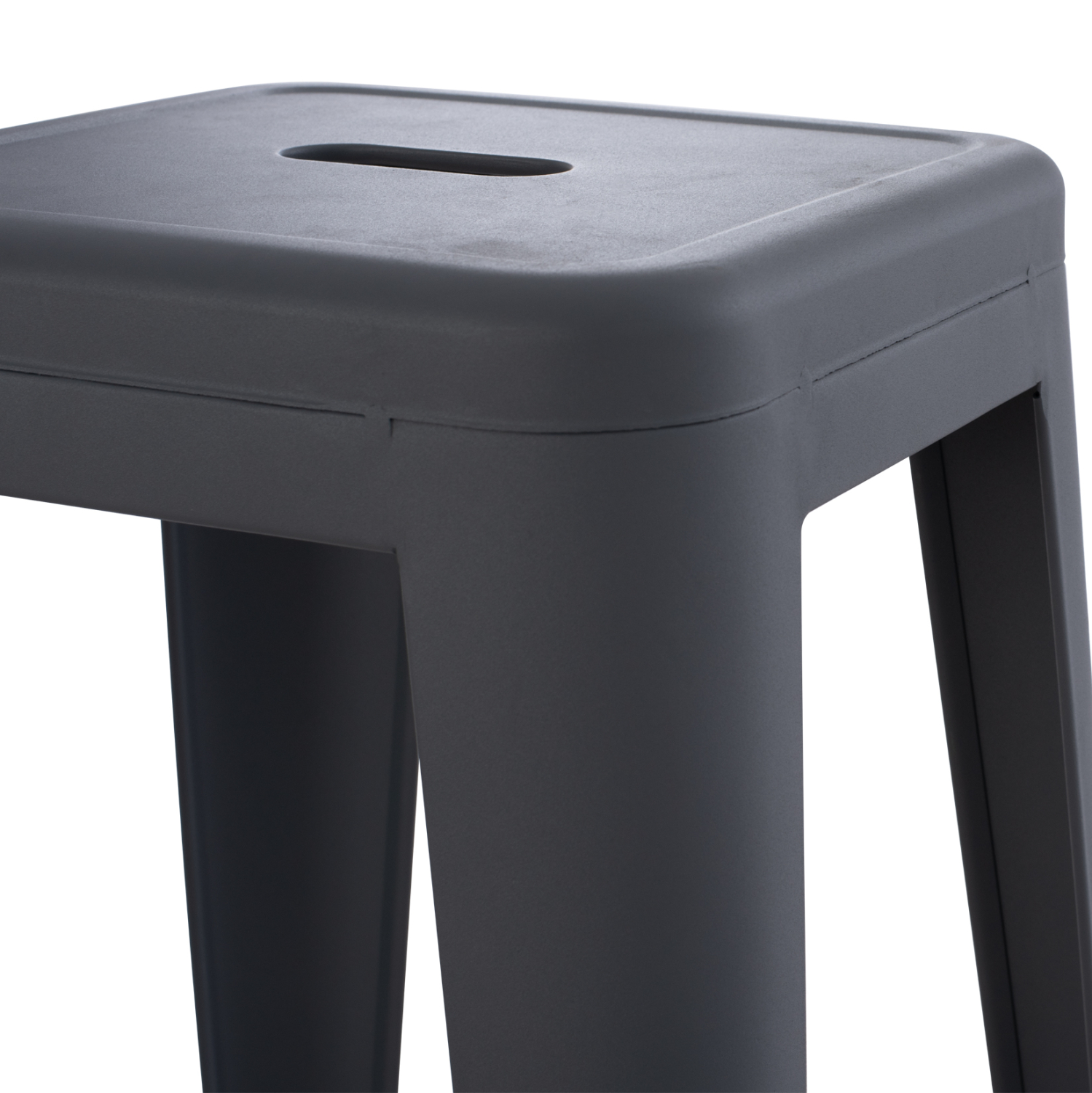 ΣΚΑΜΠΟ ΜΠΑΡ ΜΕΤΑΛΛΙΚΟ MELITA-PRO HM8642.50 ΣΕ ΓΚΡΙ 43x43x78Υεκ. 6