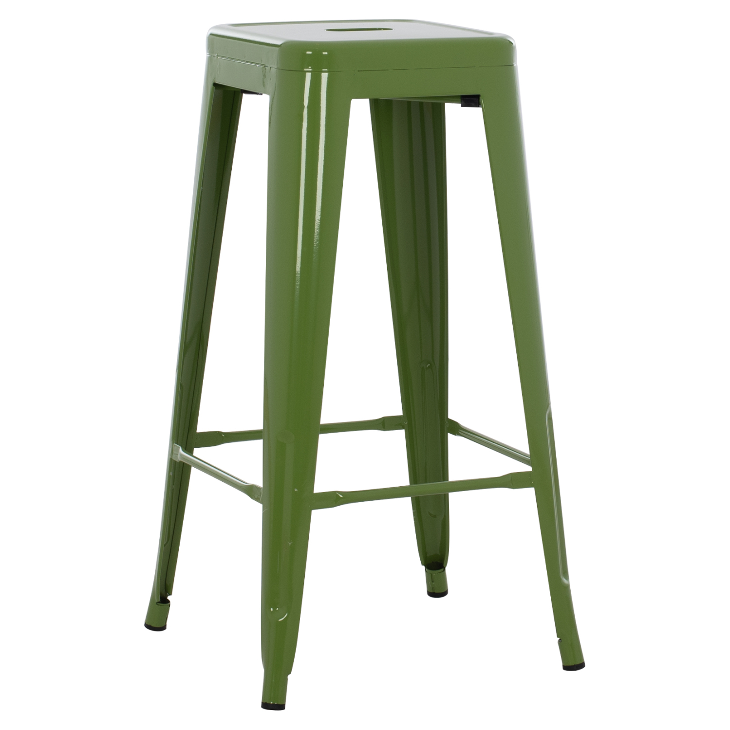 ΣΚΑΜΠΟ ΜΠΑΡ ΜΕΤΑΛΛΙΚΟ MELITA-PRO HM8642.53 ΣΕ LIGHT OLIVE GREEN 43x43x78Υεκ. 1