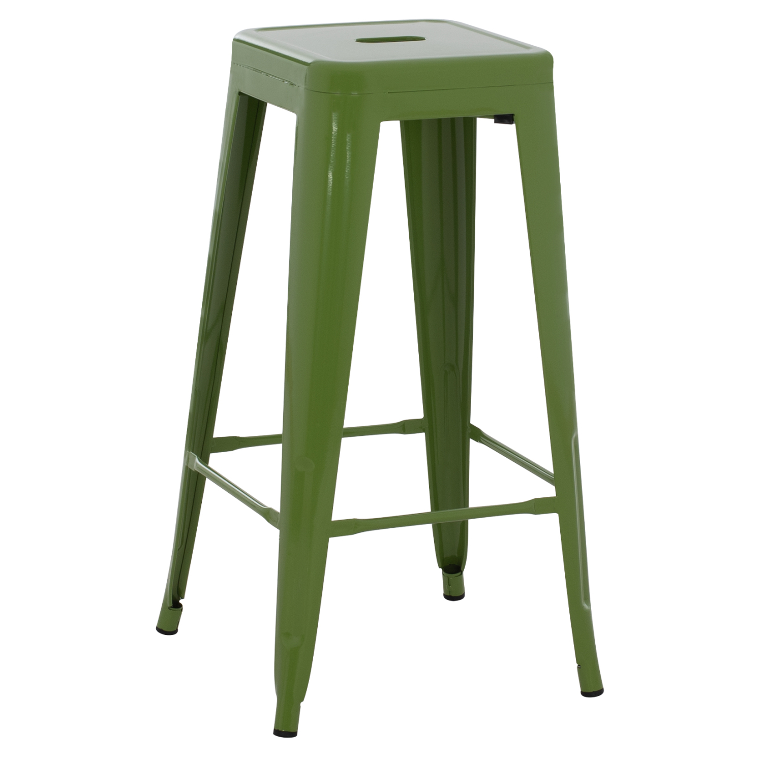 ΣΚΑΜΠΟ ΜΠΑΡ ΜΕΤΑΛΛΙΚΟ MELITA-PRO HM8642.53 ΣΕ LIGHT OLIVE GREEN 43x43x78Υεκ. 4