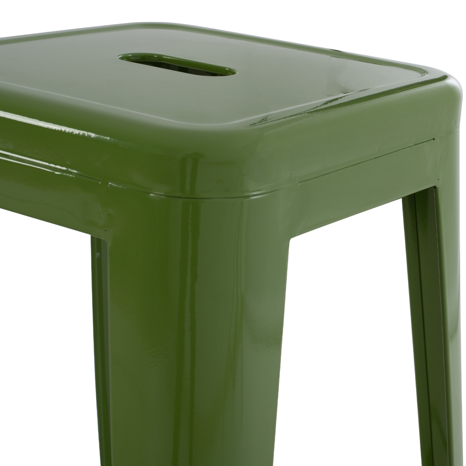 ΣΚΑΜΠΟ ΜΠΑΡ ΜΕΤΑΛΛΙΚΟ MELITA-PRO HM8642.53 ΣΕ LIGHT OLIVE GREEN 43x43x78Υεκ. 6