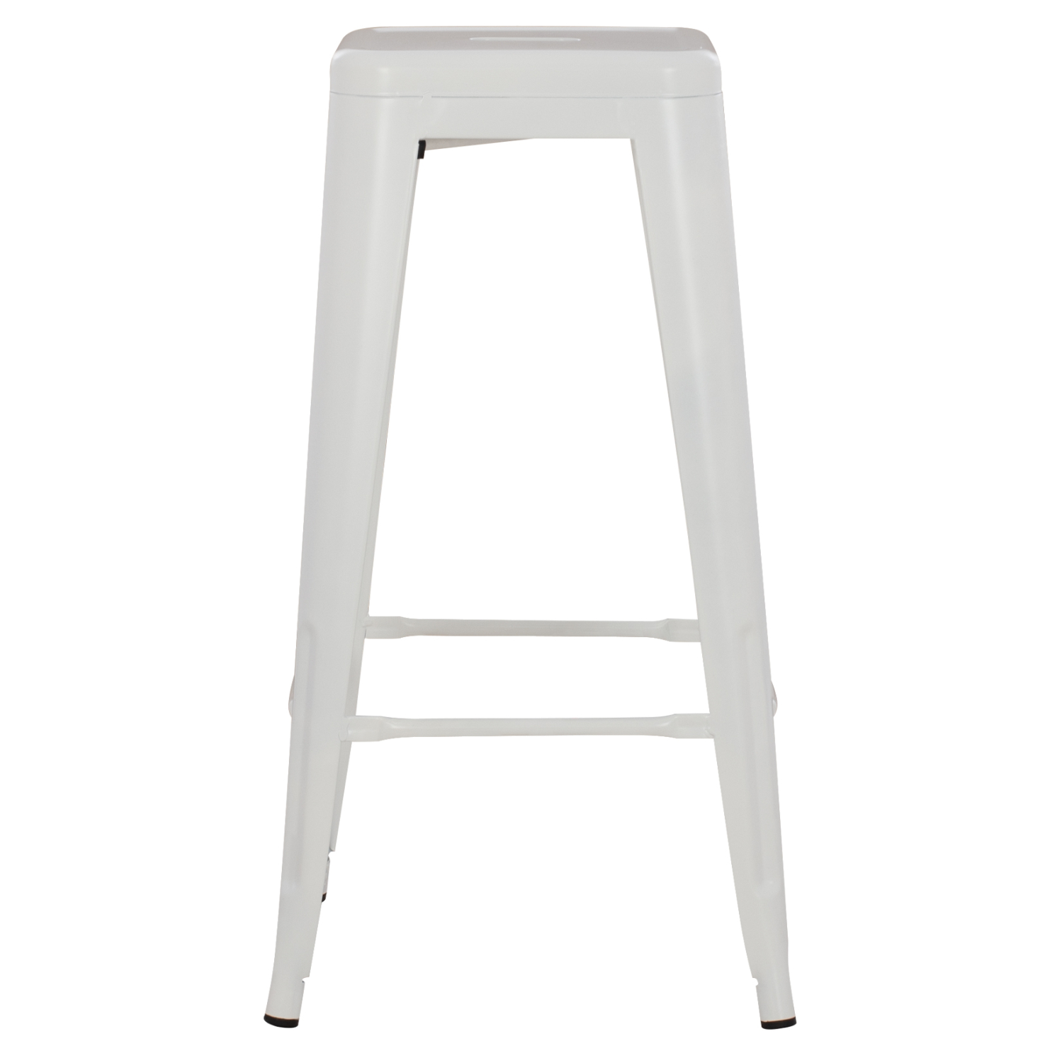 ΣΚΑΜΠΟ ΜΠΑΡ ΜΕΤΑΛΛΙΚΟ MELITA-PRO HM8642.41 ΣΕ ΛΕΥΚΟ ΜΑΤ 43x43x78Υεκ. 3