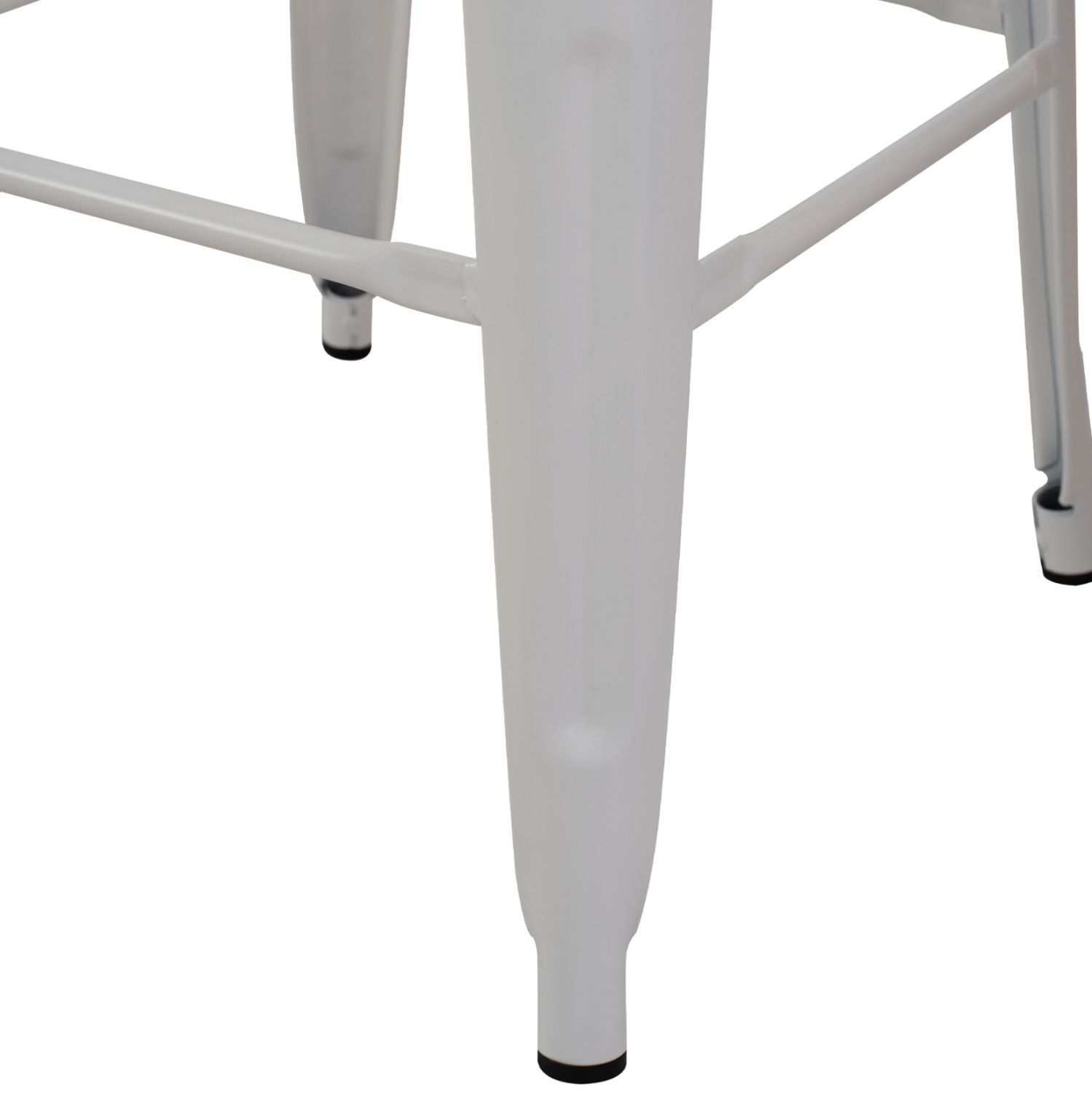 ΣΚΑΜΠΟ ΜΠΑΡ ΜΕΤΑΛΛΙΚΟ MELITA-PRO HM8642.41 ΣΕ ΛΕΥΚΟ ΜΑΤ 43x43x78Υεκ. 6