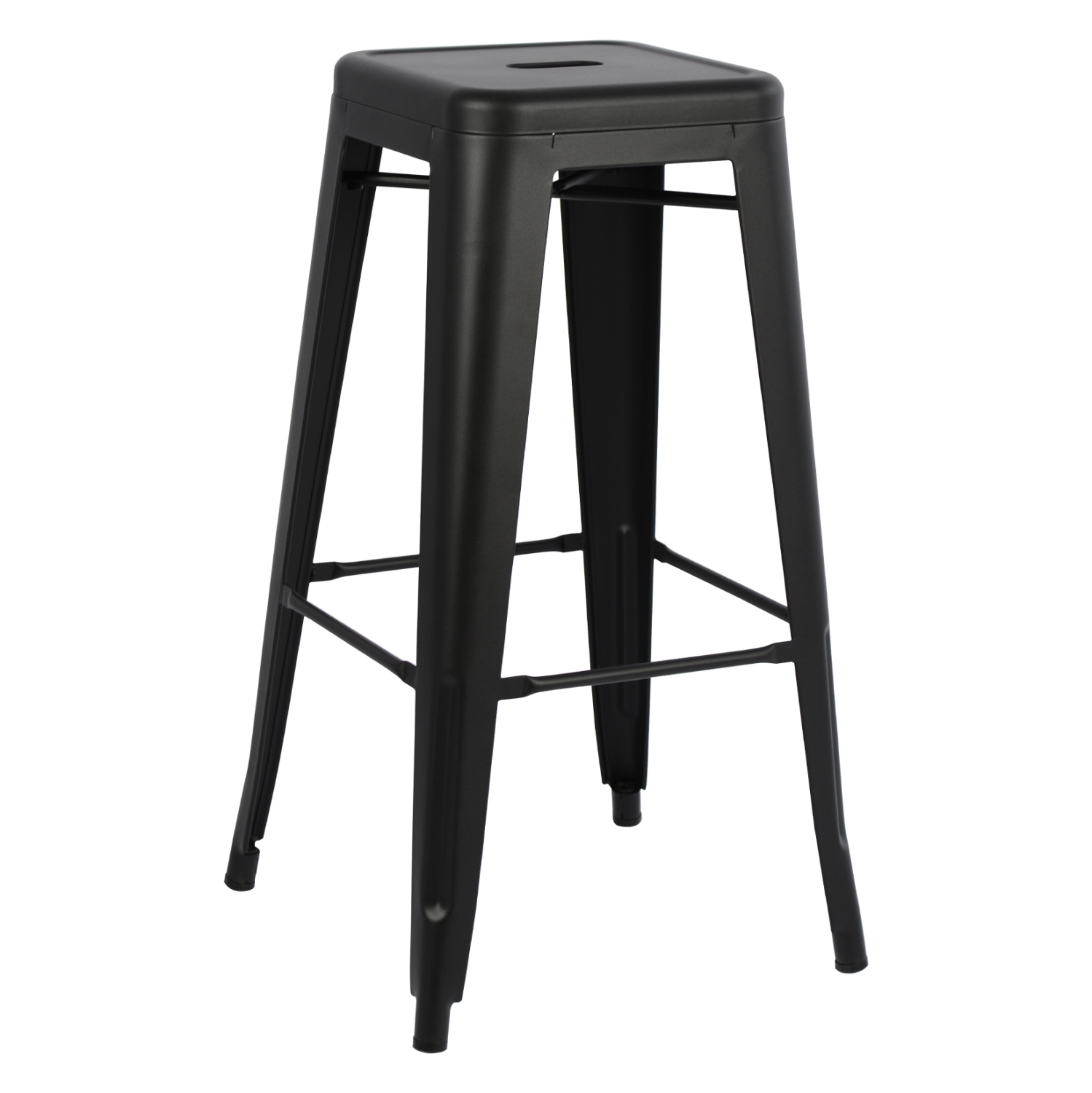ΣΚΑΜΠΟ ΜΠΑΡ ΜΕΤΑΛΛΙΚΟ MELITA-PRO HM8642.42 ΣΕ ΜΑΥΡΟ ΜΑΤ 43x43x78Υεκ. 1