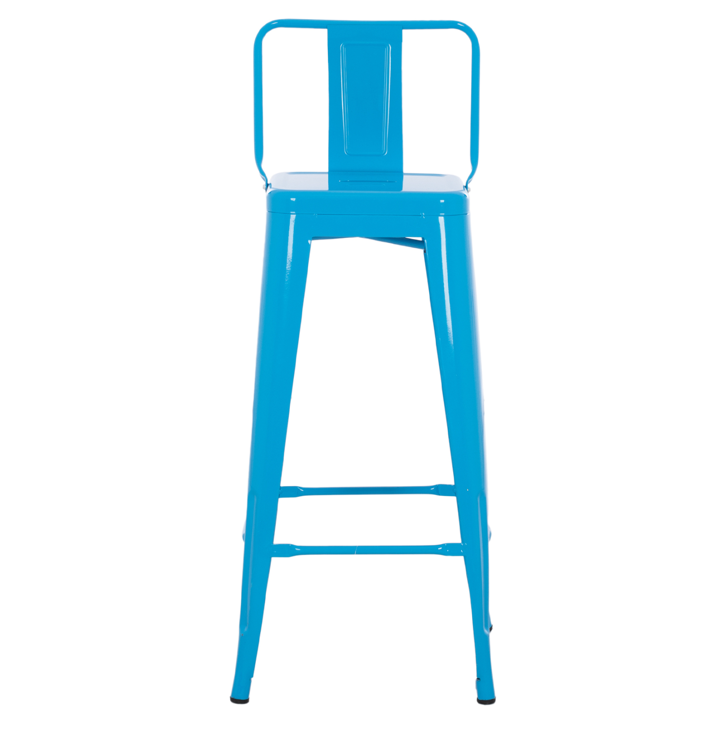 ΣΚΑΜΠΟ BAR-PRO ME ΠΛΑΤΗ ΜΕΤΑΛΛΙΚΟ MELITA HM8643.48 ΜΠΛΕ 42x42x100Υεκ. 3