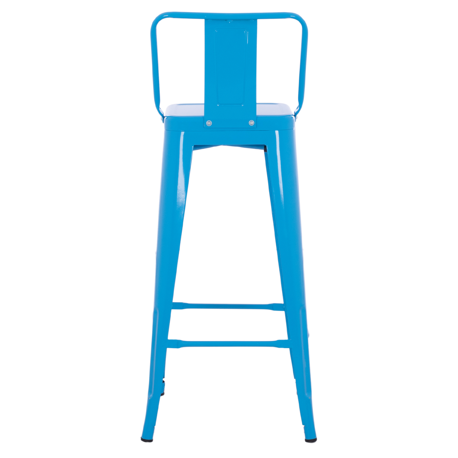 ΣΚΑΜΠΟ BAR-PRO ME ΠΛΑΤΗ ΜΕΤΑΛΛΙΚΟ MELITA HM8643.48 ΜΠΛΕ 42x42x100Υεκ. 6