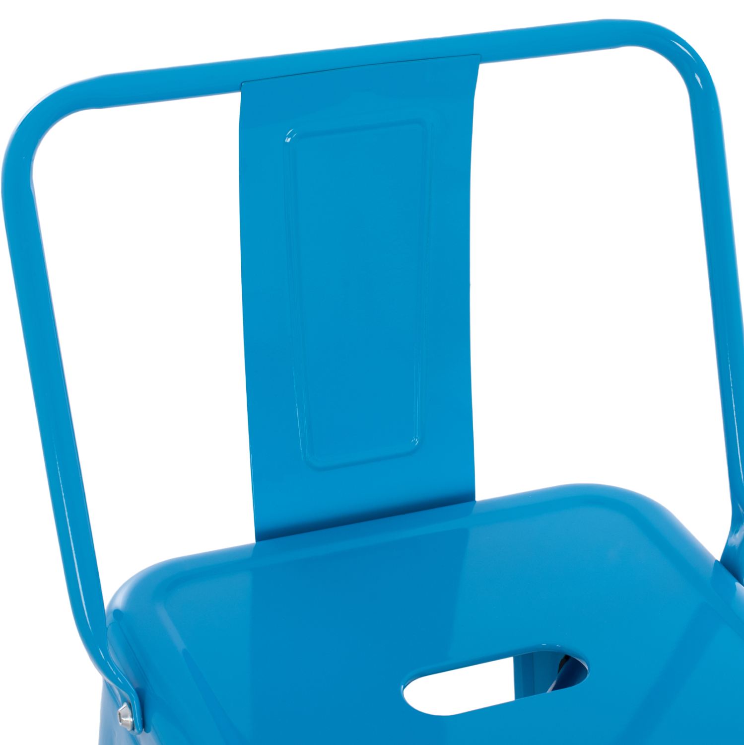 ΣΚΑΜΠΟ BAR-PRO ME ΠΛΑΤΗ ΜΕΤΑΛΛΙΚΟ MELITA HM8643.48 ΜΠΛΕ 42x42x100Υεκ. 7