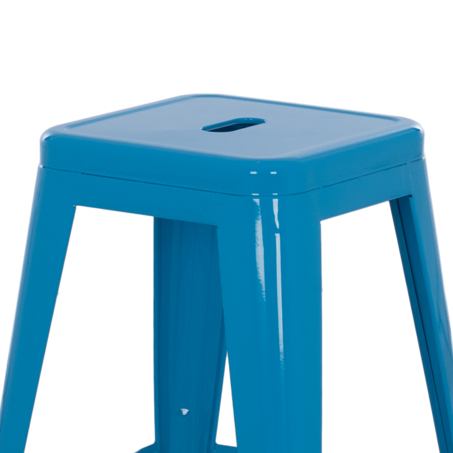 ΣΚΑΜΠΟ ΜΕΣΑΙΟΥ ΥΨΟΥΣ ΜΕΤΑΛΛΙΚΟ MELITA-PRO HM8573.48 ΜΠΛΕ 43x43x67Υεκ. 4