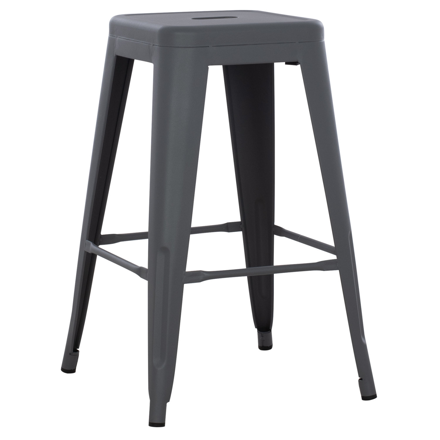 ΣΚΑΜΠΟ ΜΕΣΑΙΟΥ ΥΨΟΥΣ ΜΕΤΑΛΛΙΚΟ MELITA-PRO HM8573.50 ΓΚΡΙ 43x43x67Υεκ. 1