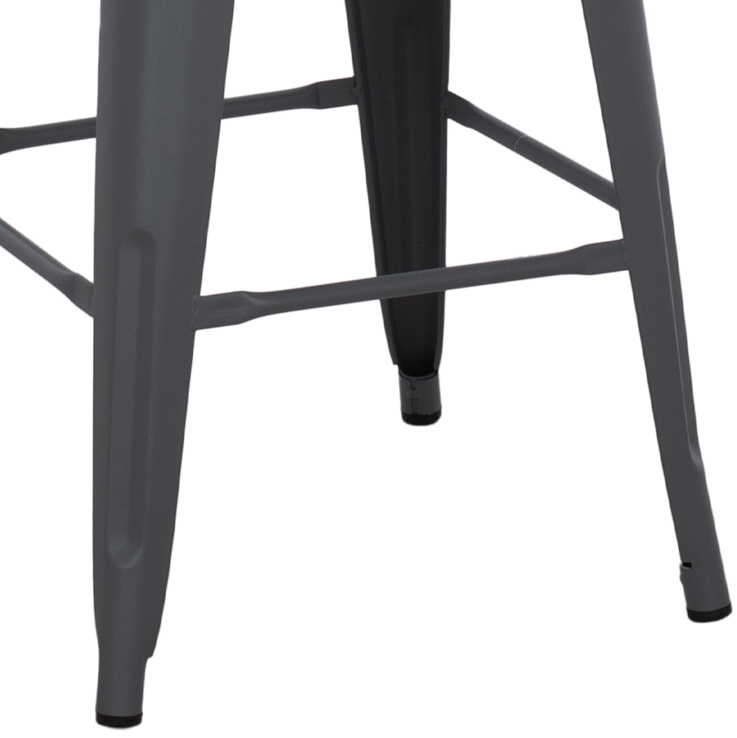ΣΚΑΜΠΟ ΜΕΣΑΙΟΥ ΥΨΟΥΣ ΜΕΤΑΛΛΙΚΟ MELITA-PRO HM8573.50 ΓΚΡΙ 43x43x67Υεκ. 6