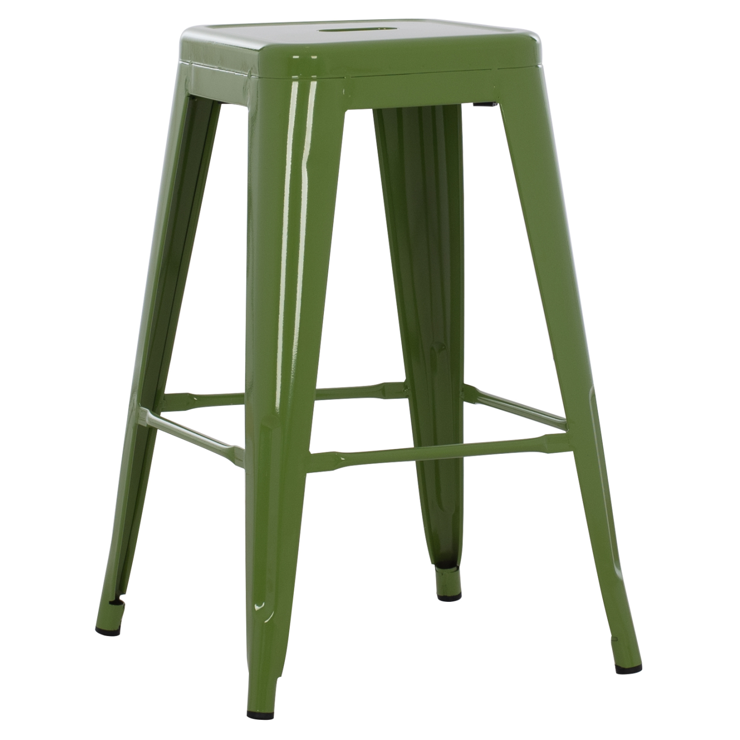 ΣΚΑΜΠΟ ΜΕΣΑΙΟΥ ΥΨΟΥΣ ΜΕΤΑΛΛΙΚΟ MELITA-PRO HM8573.53 ΣΕ LIGHT OLIVE GREEN 43x43x67Υεκ. 1