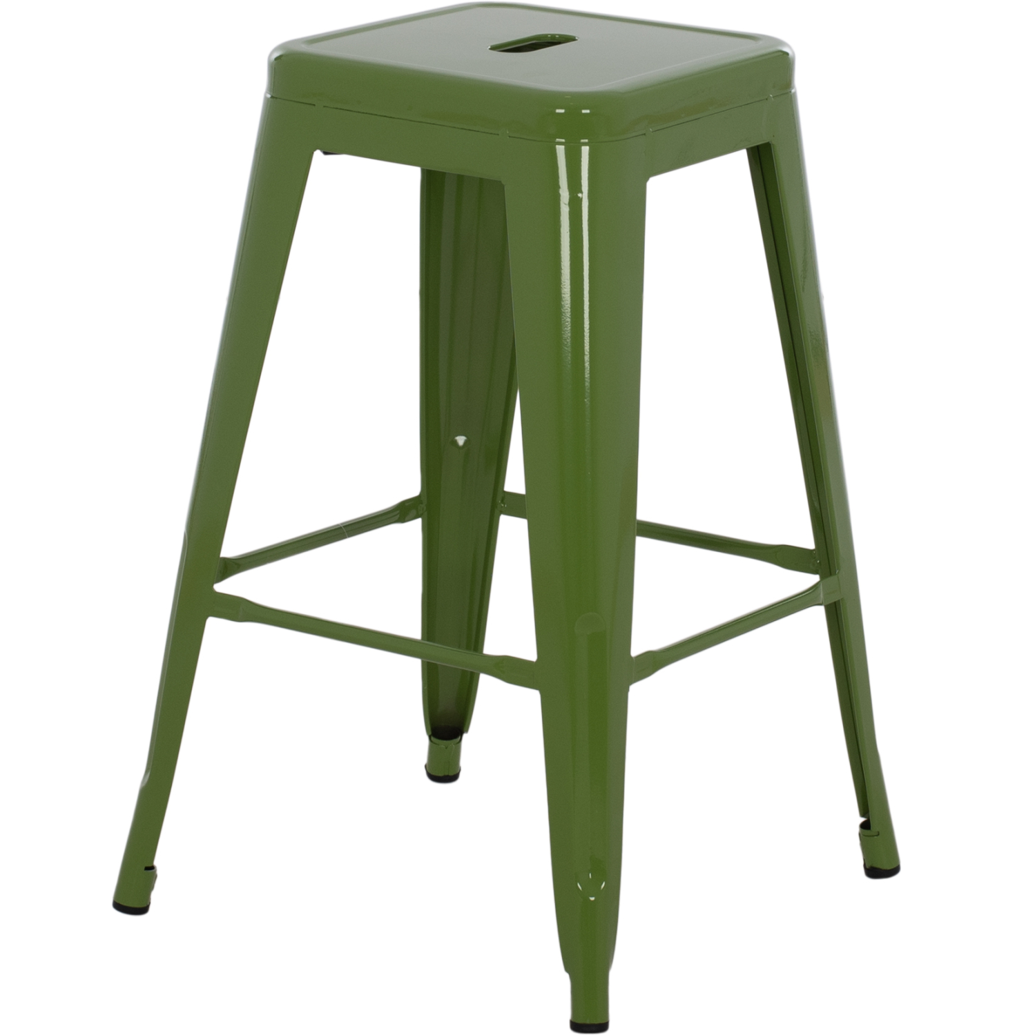 ΣΚΑΜΠΟ ΜΕΣΑΙΟΥ ΥΨΟΥΣ ΜΕΤΑΛΛΙΚΟ MELITA-PRO HM8573.53 ΣΕ LIGHT OLIVE GREEN 43x43x67Υεκ. 4