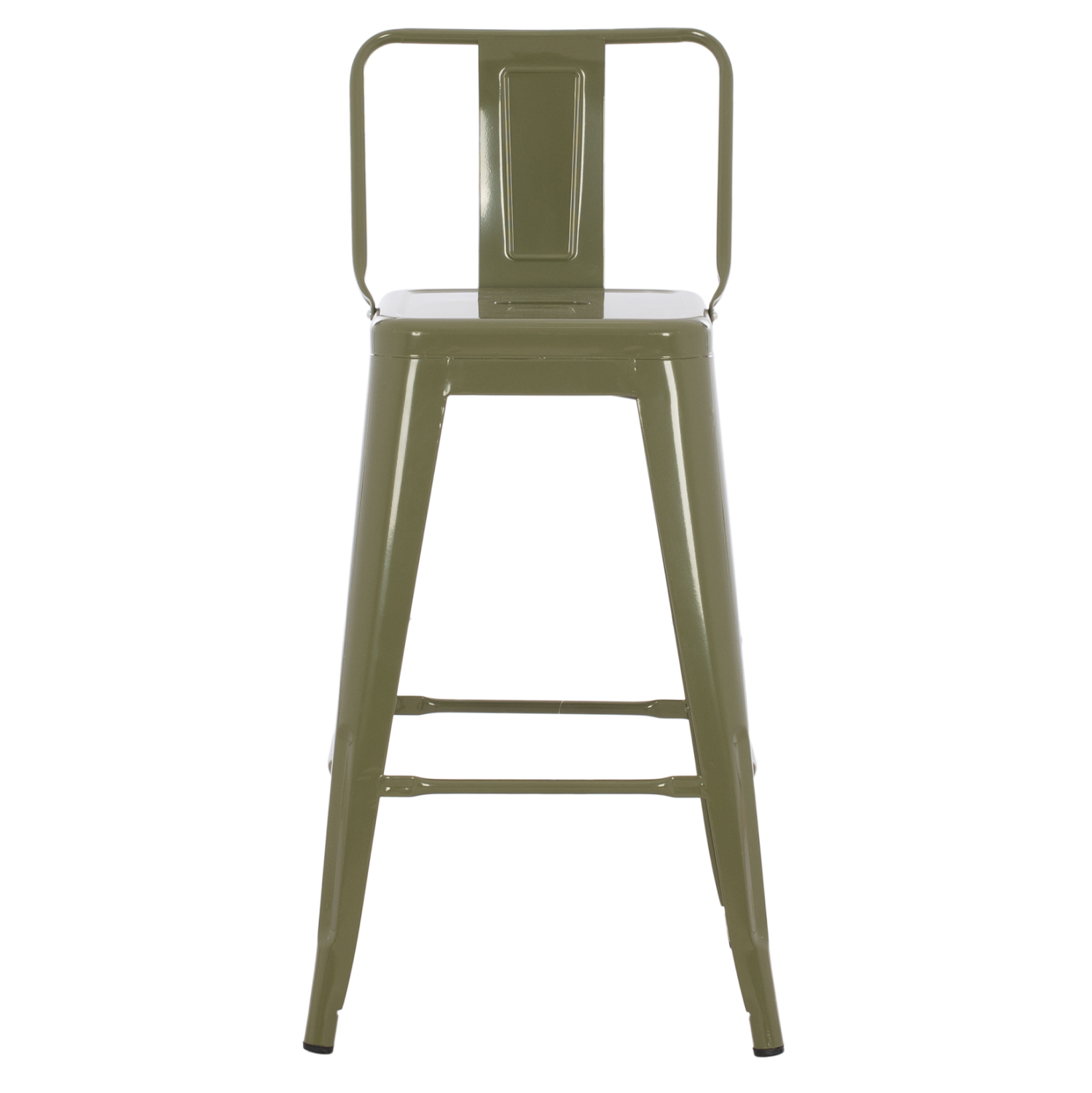 ΣΚΑΜΠΟ ΜΠΑΡ ΜΕΣΑΙΟΥ ΥΨΟΥΣ ΜΕΤΑΛΛΙΚΟ MELITA-PRO HM8574.43 DARK OLIVE GREEN 43x43x88Υεκ. 3