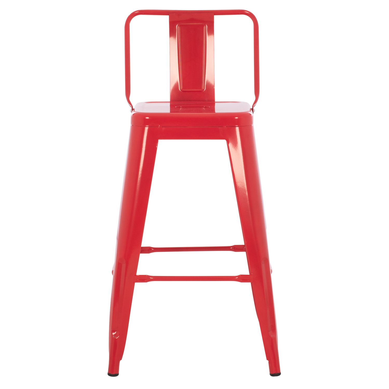 ΣΚΑΜΠΟ ΜΠΑΡ ΜΕΣΑΙΟΥ ΥΨΟΥΣ ΜΕΤΑΛΛΙΚΟ MELITA-PRO HM8574.44 ΚΟΚΚΙΝΟ 43x43x88Υεκ. 3